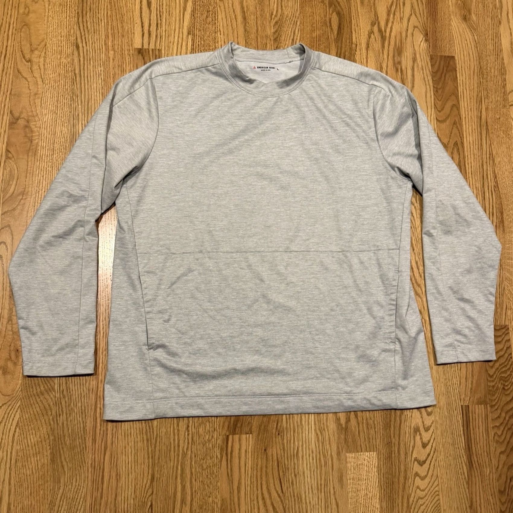 Vintage American Giant Pullover Mock Neck Top Men’s Size Large Performance Stretch Grey Size US L / EU 52-54 / 3 - 2 Thumbnail