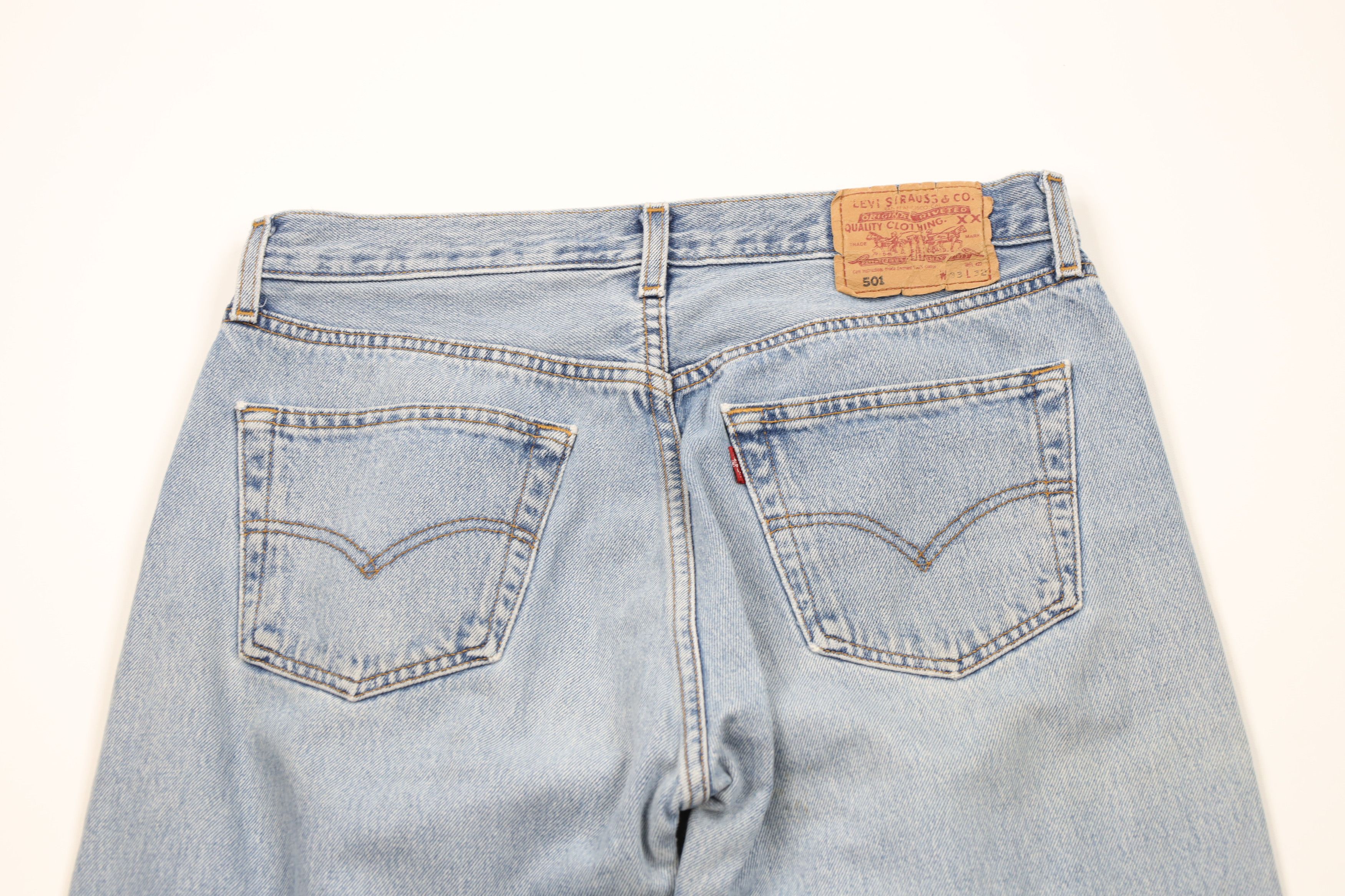 Levi's Vintage Y2K 2000 Levis 501xx Button Fly Original Fit Jeans Size US 33 - 15 Thumbnail
