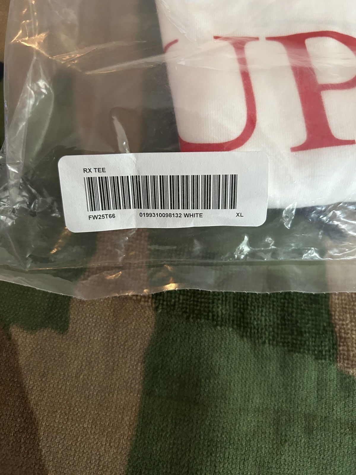 Supreme Supreme RX Tee White XL FW25 Size US XL / EU 56 / 4 - 3 Thumbnail