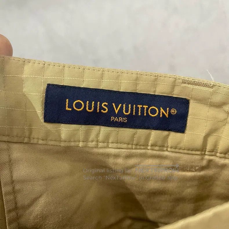 Louis Vuitton Louis Vuitton size US 46 Khaki logo overalls pants Size US 30 / EU 46 - 3 Thumbnail