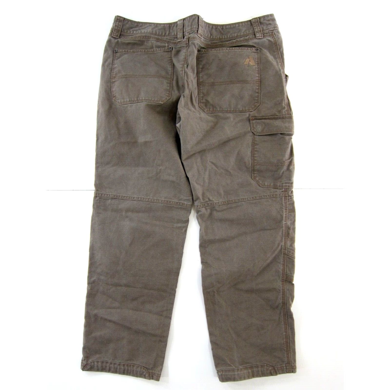 Eddie Bauer Eddie Bauer First Ascent Cargo Pant Men 38 X 30 Brown Cotton Canvas Heavy Hike Work Pants 38 30 Size US 38 / EU 54 - 2 Thumbnail