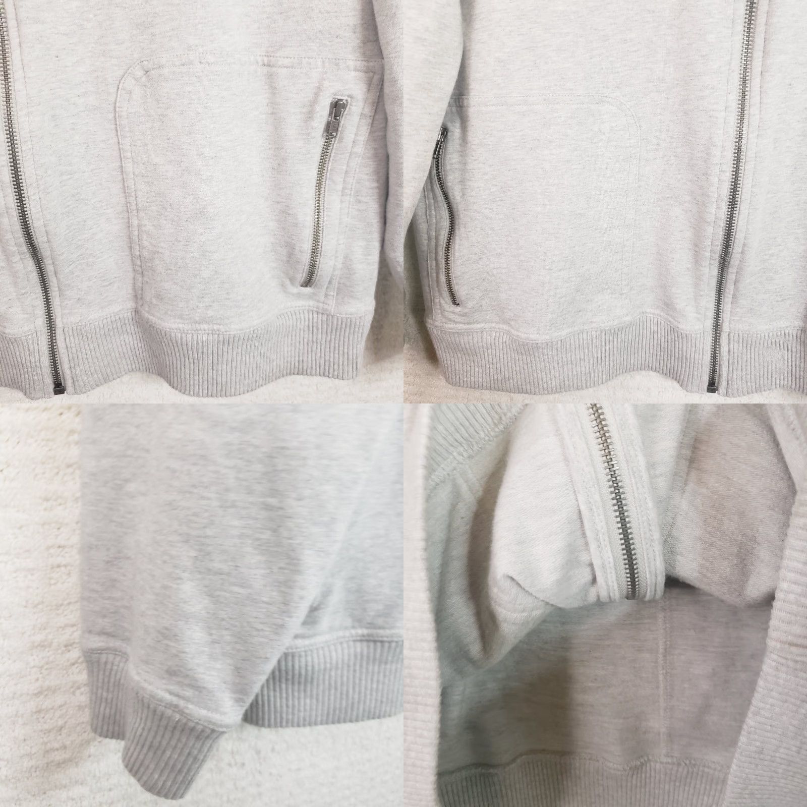 Ralph Lauren Lauren Ralph Lauren Active Jacket Womens XL Gray Jersey Full Zip Mock Collar Jacket Size XL / US 12-14 / IT 48-50 - 8 Thumbnail