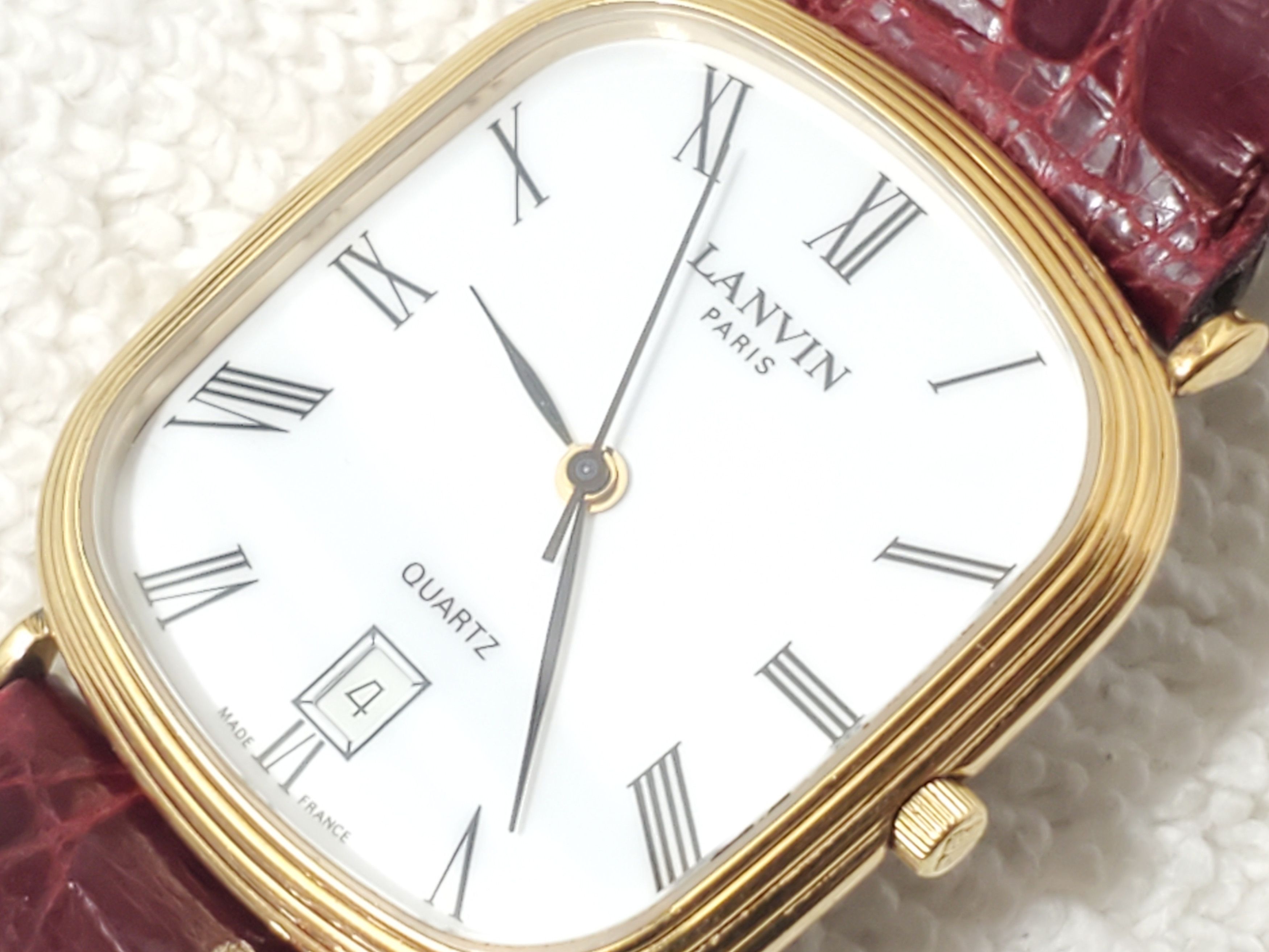 Lanvin Vintage Lanvin Paris Women's France Made Date Watch 7 Jewels Size ONE SIZE - 2 Thumbnail