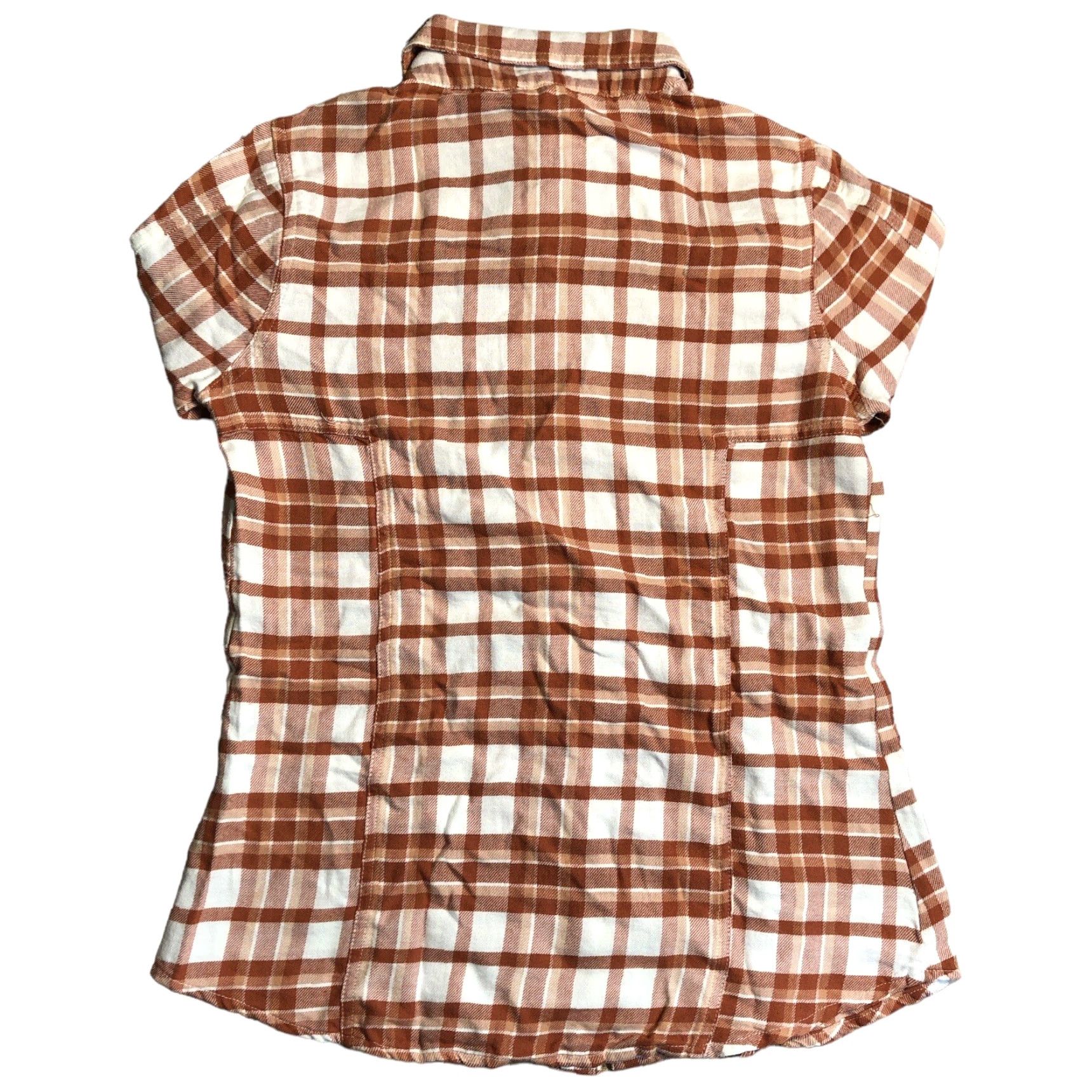 BKE BKE Womens Shirt XS Multicolor Plaid Long Sleeve Button-Up 100% Cotton Flannel Casual Size XS / US 0-2 / IT 36-38 - 3 Thumbnail