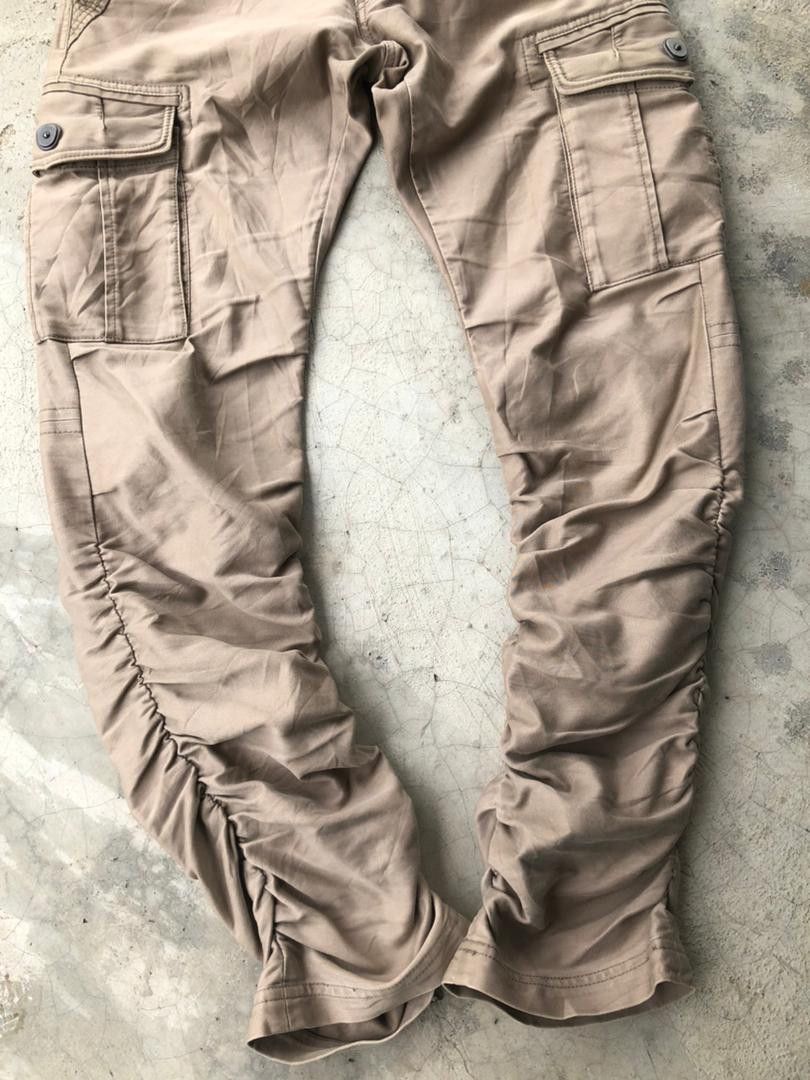 5351 POUR LES HOMMES × Designer × Japanese Brand 5351 Pour Les Hommes Elastic Legs Cargo pants Size US 30 / EU 46 - 4 Thumbnail