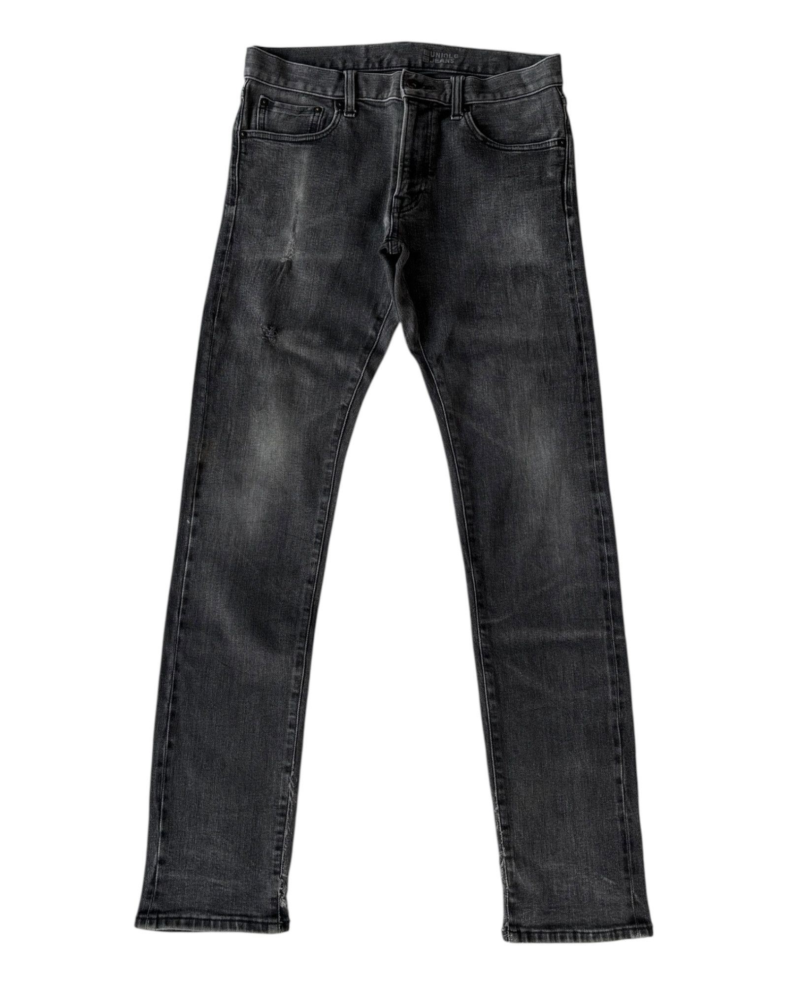 Undercover × Uniqlo Vintage Uniqlo Black Faded Selvedge Jeans Size US 31 - 10 Thumbnail