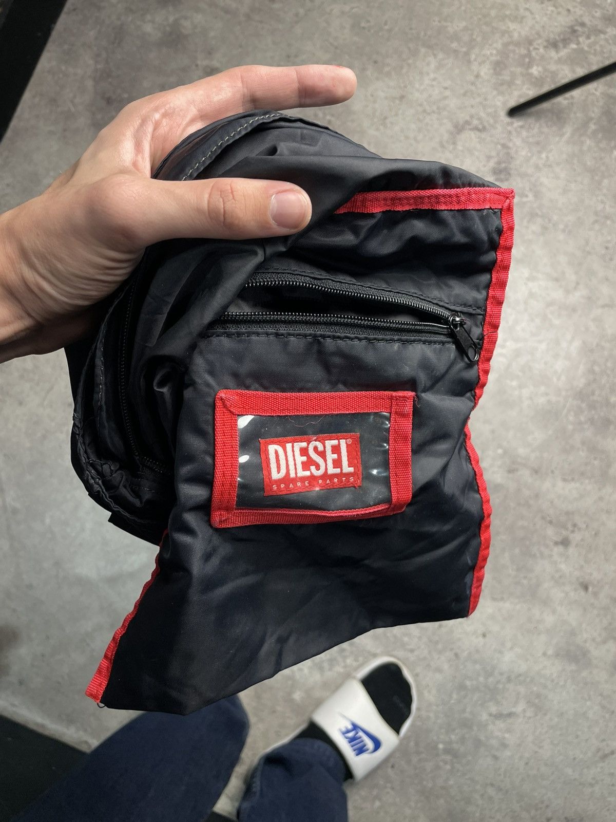 Diesel Vintage Y2K Diesel nylon sling bag Size ONE SIZE - 11 Thumbnail