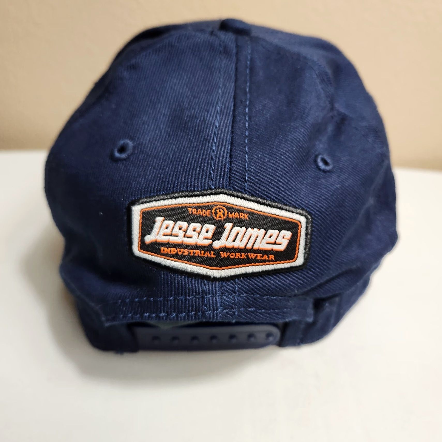 Vintage Jesse James Industrial Workwear Navy Snapback Hat - New Size ONE SIZE - 6 Thumbnail