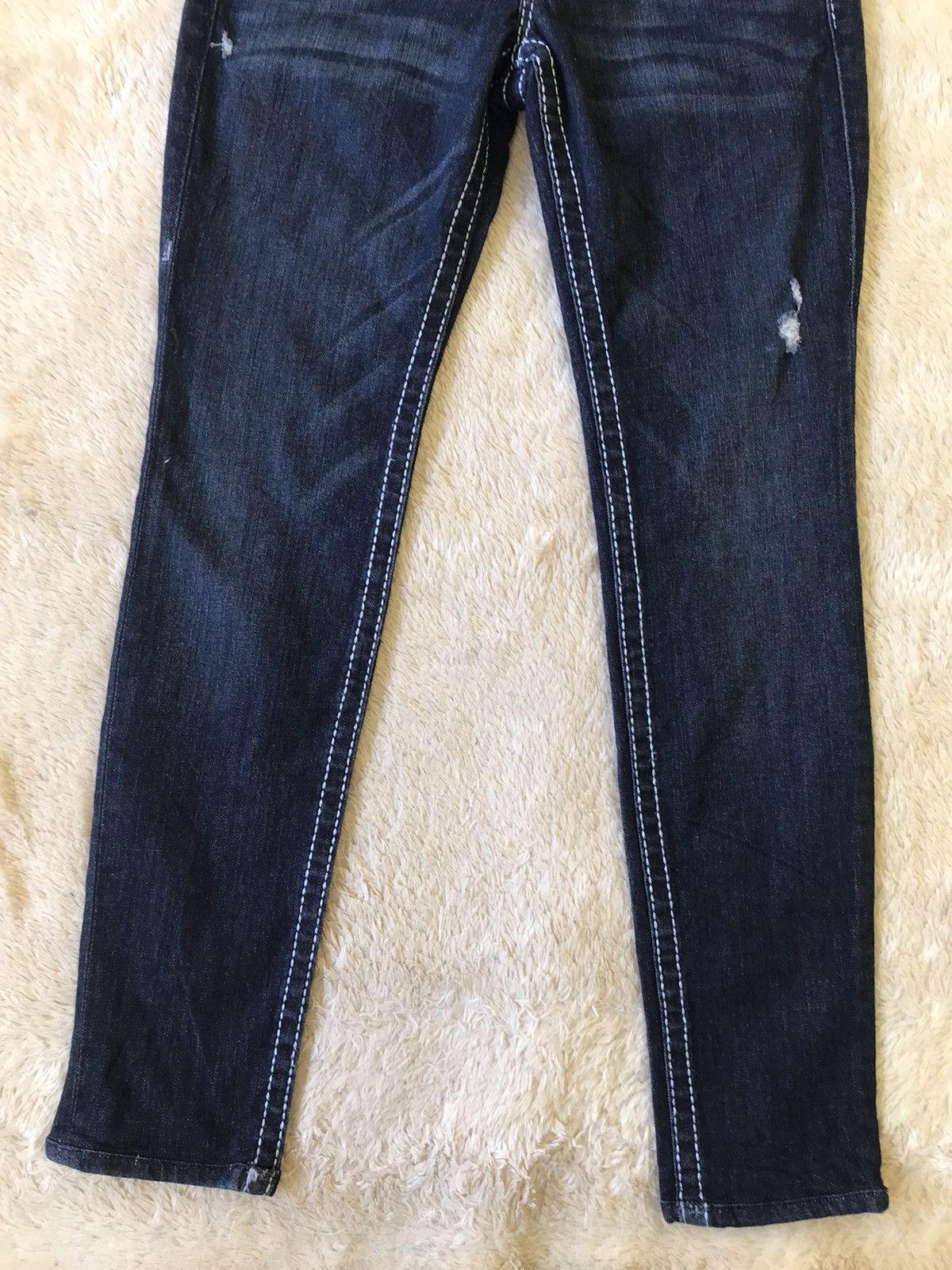 True Religion True Religion Made in USA Vintage Skinny Jeans Navy Size 27" / US 4 / IT 40 - 2 Thumbnail