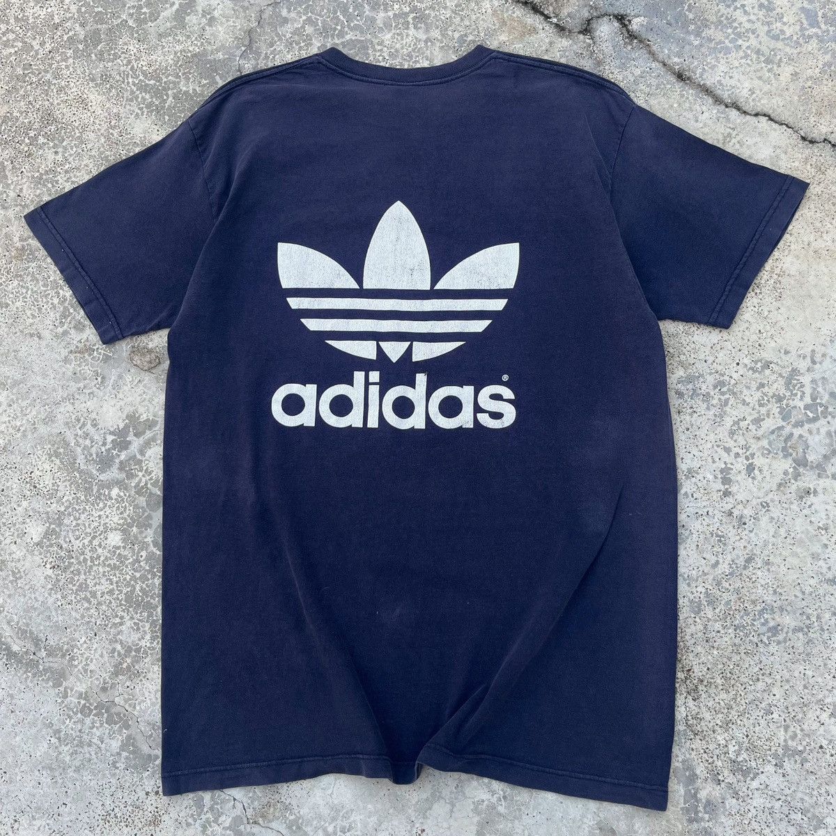 Adidas Adidas 90s Trefoil Nice Big Logo Mirror Print Out Design Size US XL / EU 56 / 4 - 2 Thumbnail