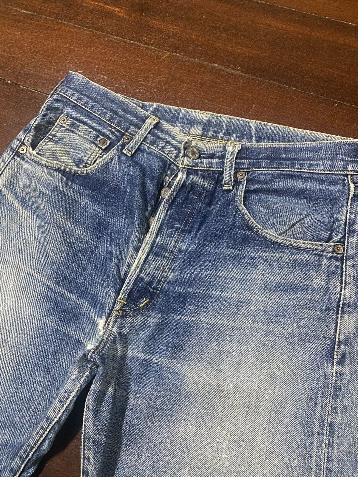 Levi's Vintage Redline Levi's Big E 503B LVC rework distressed Size US 32 / EU 48 - 6 Thumbnail