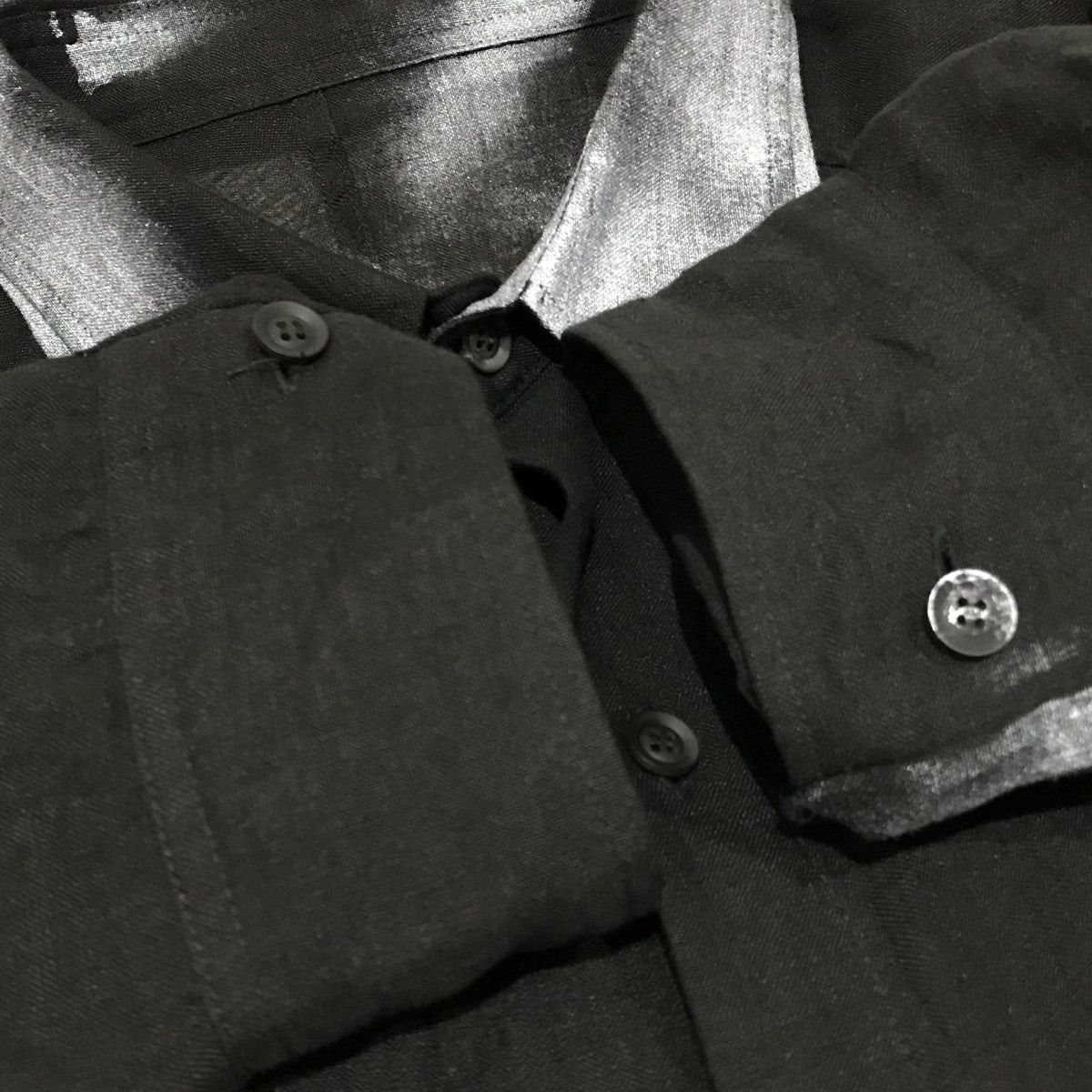Yohji Yamamoto YYPH 24ss Double Color Long Shirt HS-B25-305 Size US M / EU 48-50 / 2 - 5 Thumbnail