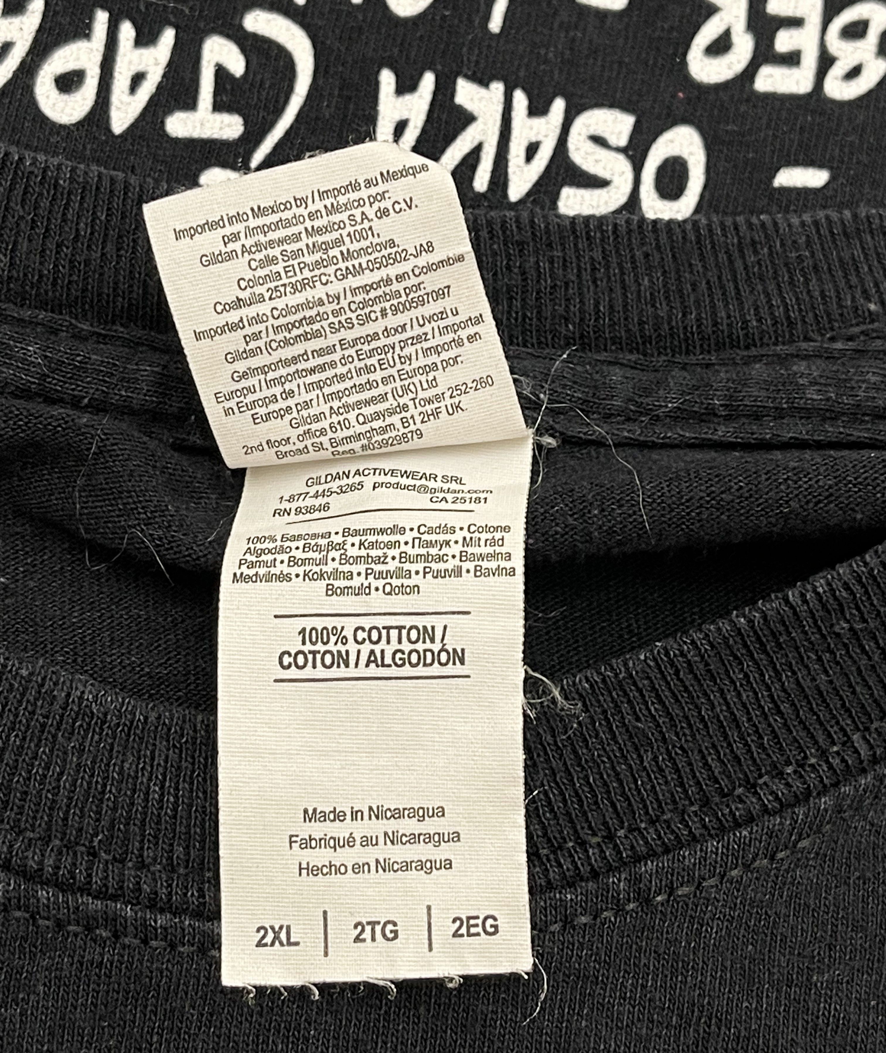Gildan Midnite City TEARIN UP THE NEIGHBOURHOOD 2019 Size US XXL / EU 58 / 5 - 6 Thumbnail