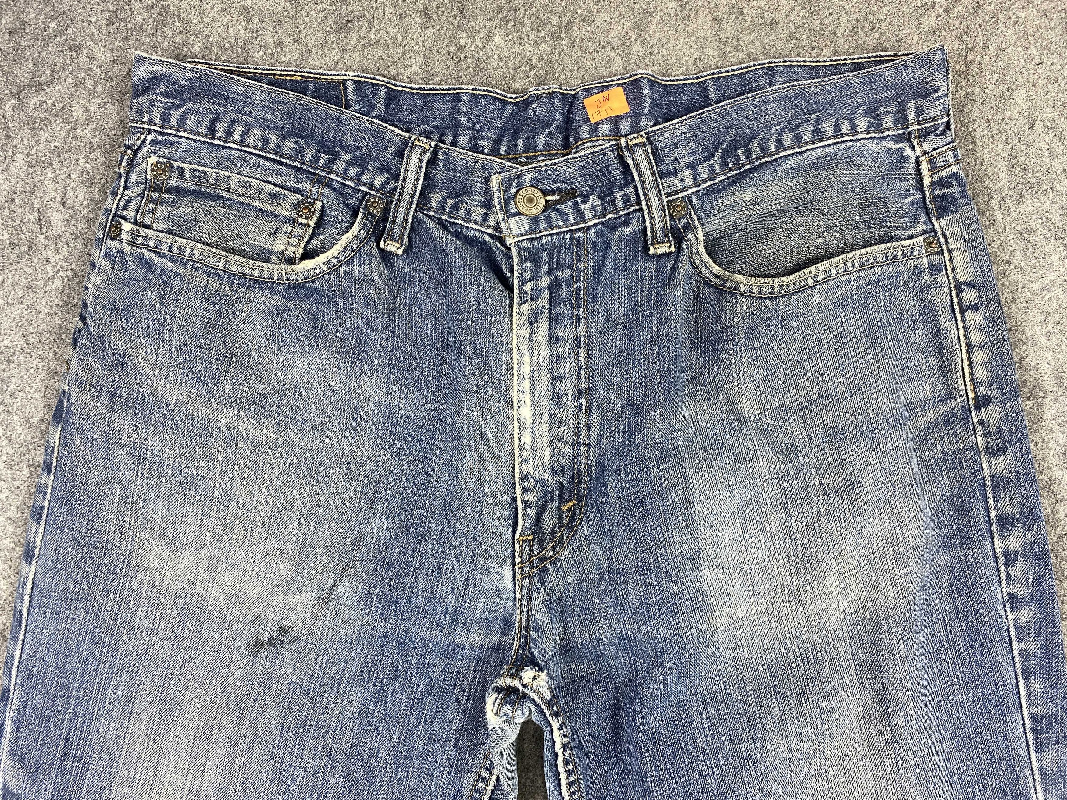 Levi's Distressed Blue Vintage Levi's 514 35x29 Denim -JN1711 Size US 35 - 3 Thumbnail
