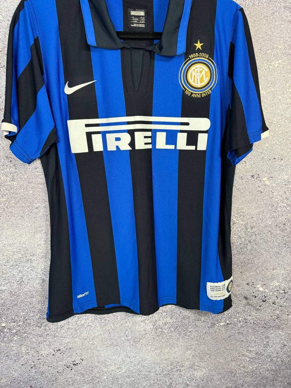 Nike × Vintage Vintage Inter Milan 2007/08 Nike Soccer Jersey Small Size US S / EU 44-46 / 1 - 3 Thumbnail