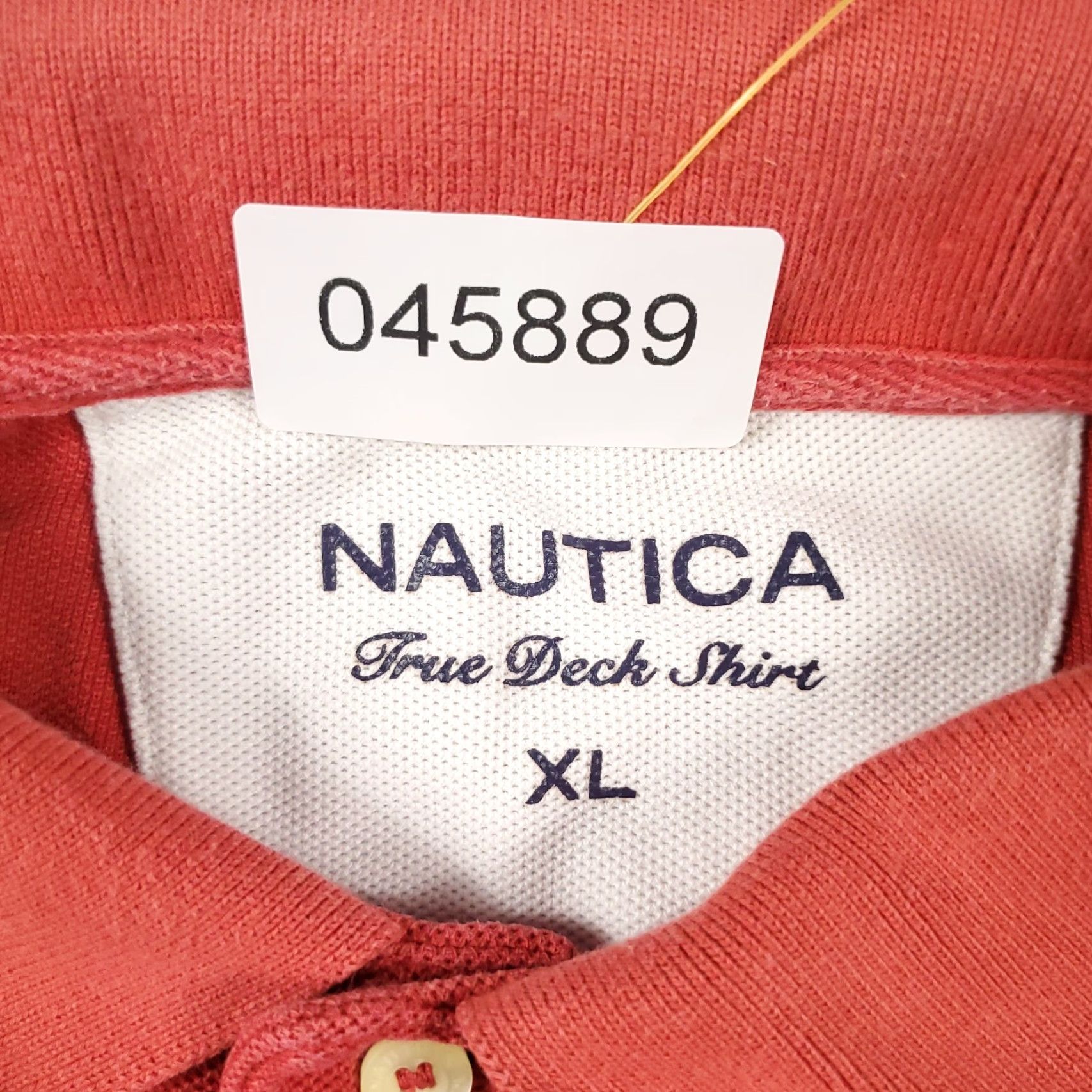 Nautica Nautica Polo Shirt Mens XL Pink Red Size US XL / EU 56 / 4 - 6 Thumbnail