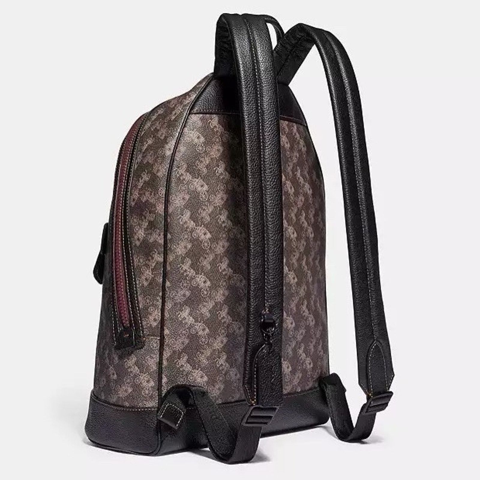 Coach NWT Coach Barrow Backpack Horse Carriage Stripe 88328 Size ONE SIZE - 7 Thumbnail