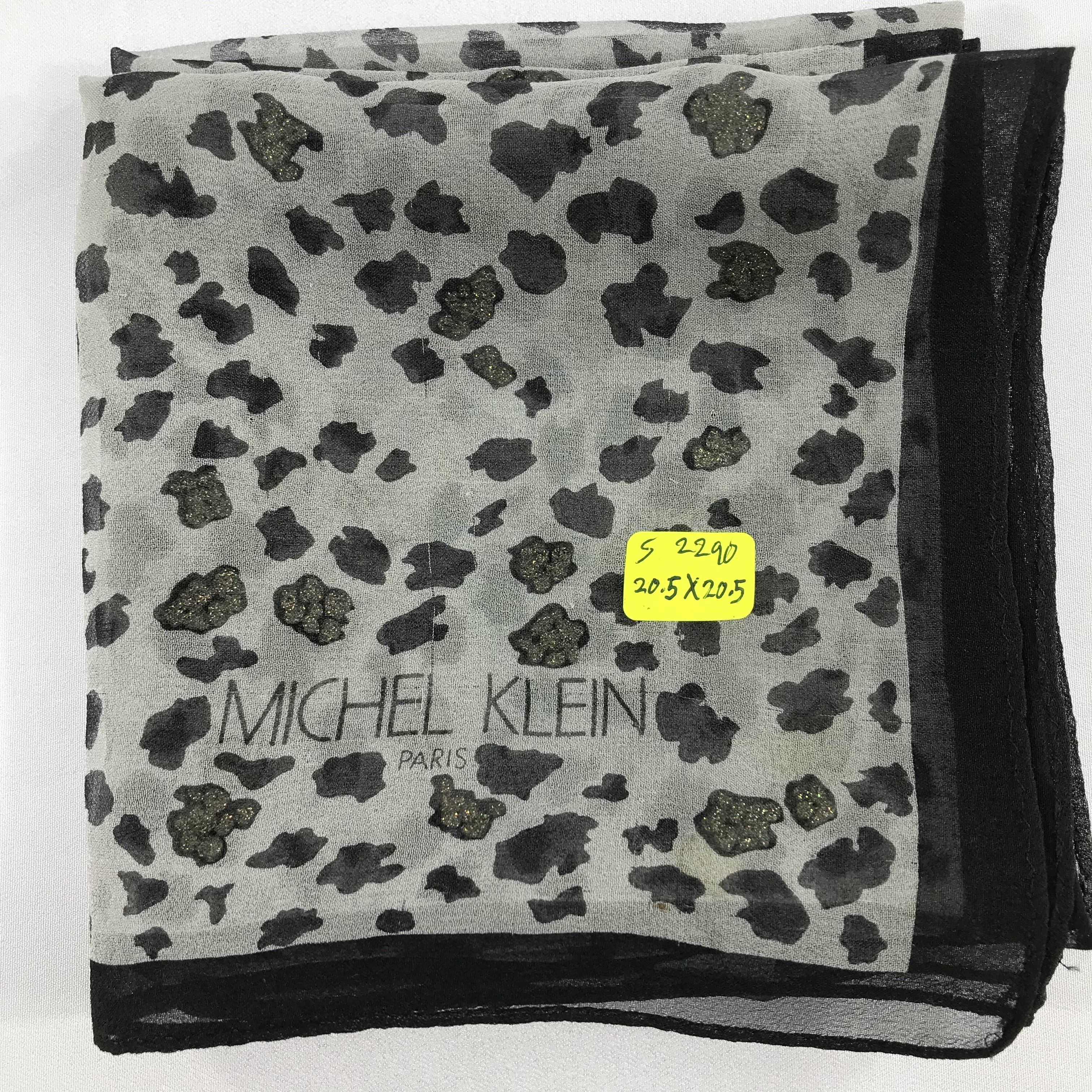 Michel Klein × Vintage Michel Klein Bandana / Handkerchief / Neckerchief - S2290 Size ONE SIZE - 6 Thumbnail