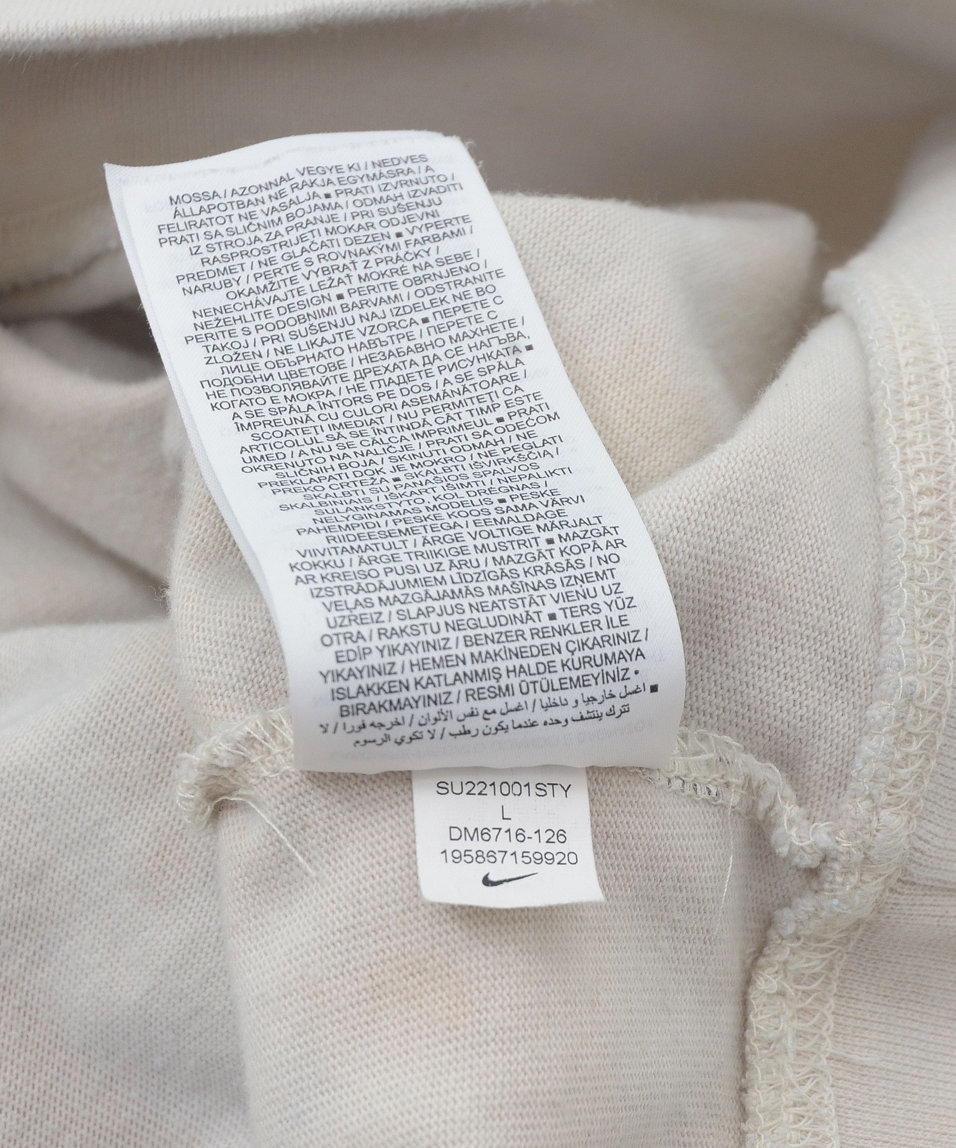 Nike Sweatshirt Nike Wash Over-Oversized Jersey Hoodie size L Y2K Size L / US 10 / IT 46 - 14 Thumbnail