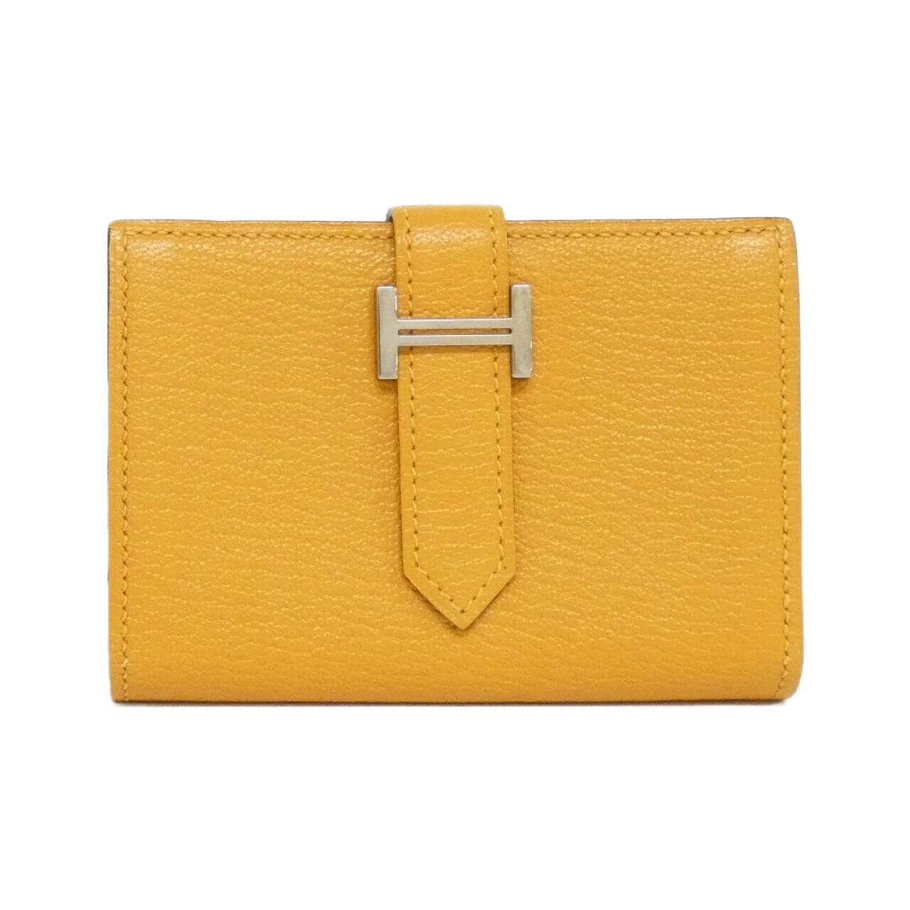 Hermes Hermes Hermes BEARN Mini Chèvre Wallet Leather Short Wallet DUTY FREE for USA Size ONE SIZE - 1 Thumbnail