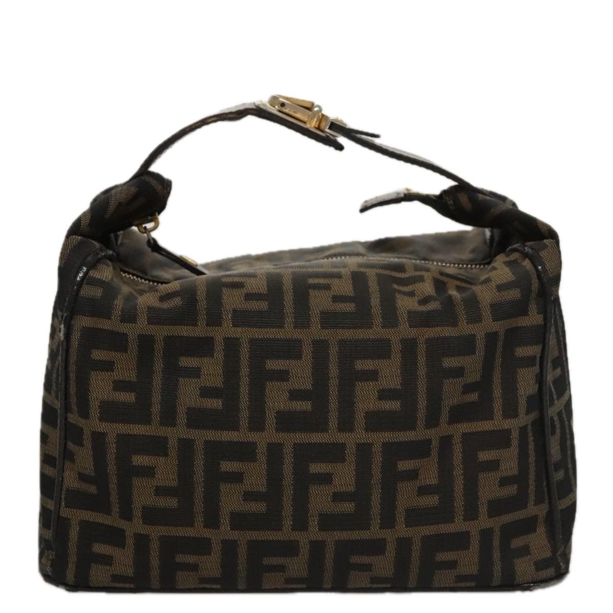 Fendi Zucca Brown Canvas Clutch Bag (Pre-Owned) Size ONE SIZE - 1 Thumbnail