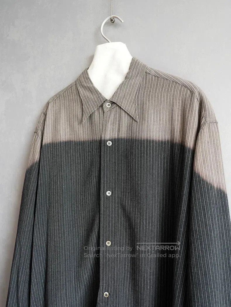 Yohji Yamamoto Yohji Yamamoto Striped Faded Shirt. Size US M / EU 48-50 / 2 - 2 Thumbnail