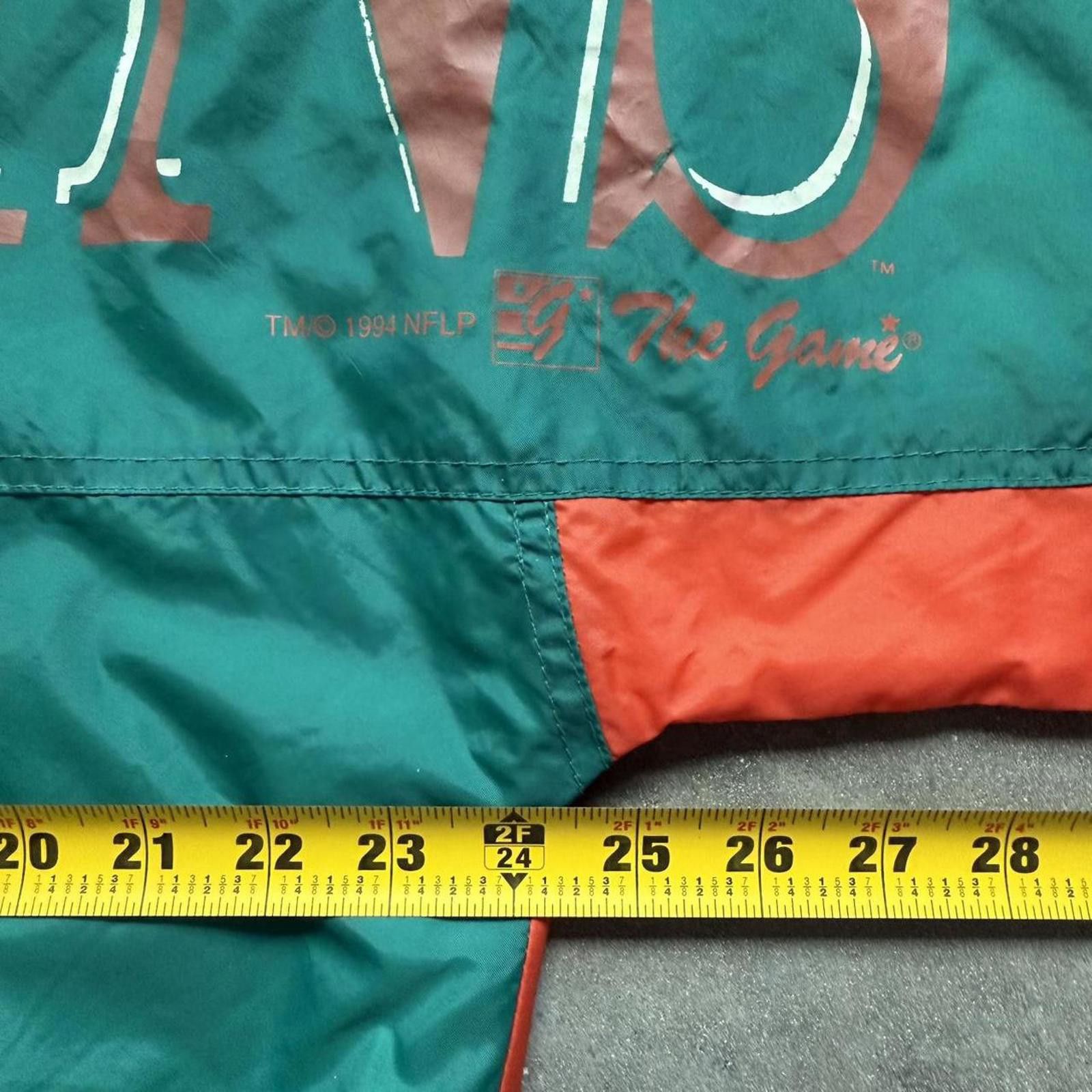Other Miami Dolphins 1994 Spell Out NFL Vintage Windbreaker Jacket Size US M / EU 48-50 / 2 - 5 Thumbnail