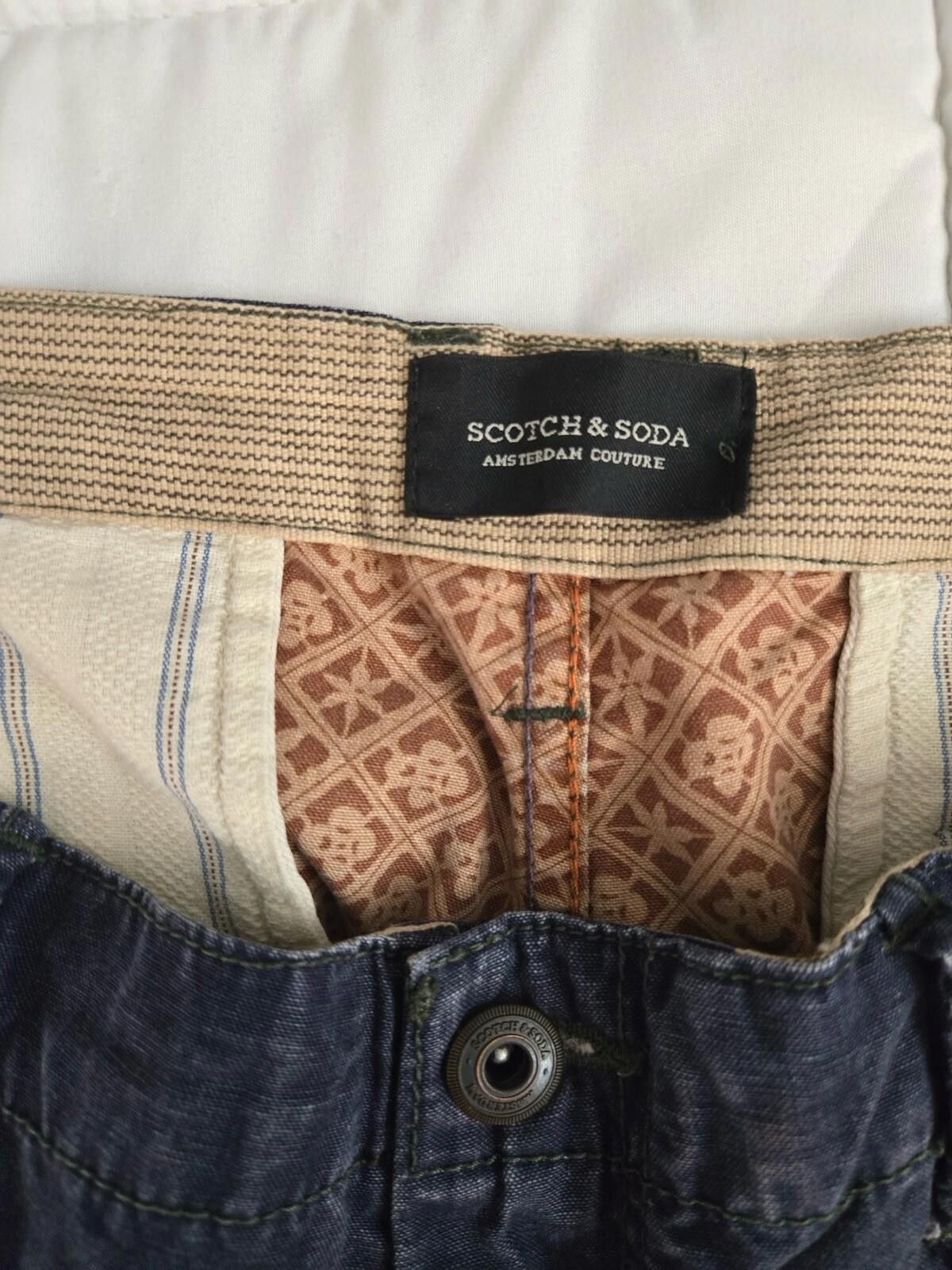 Scotch & Soda Scotch & Soda Dark Blue Cargo Pocket Shorts Size 33 Size US 33 - 2 Thumbnail