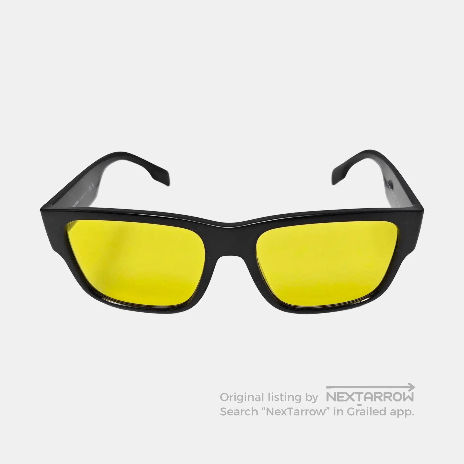 Burberry Burberry Black Frame Yellow Lens Sunglasses. Size ONE SIZE - 2 Thumbnail
