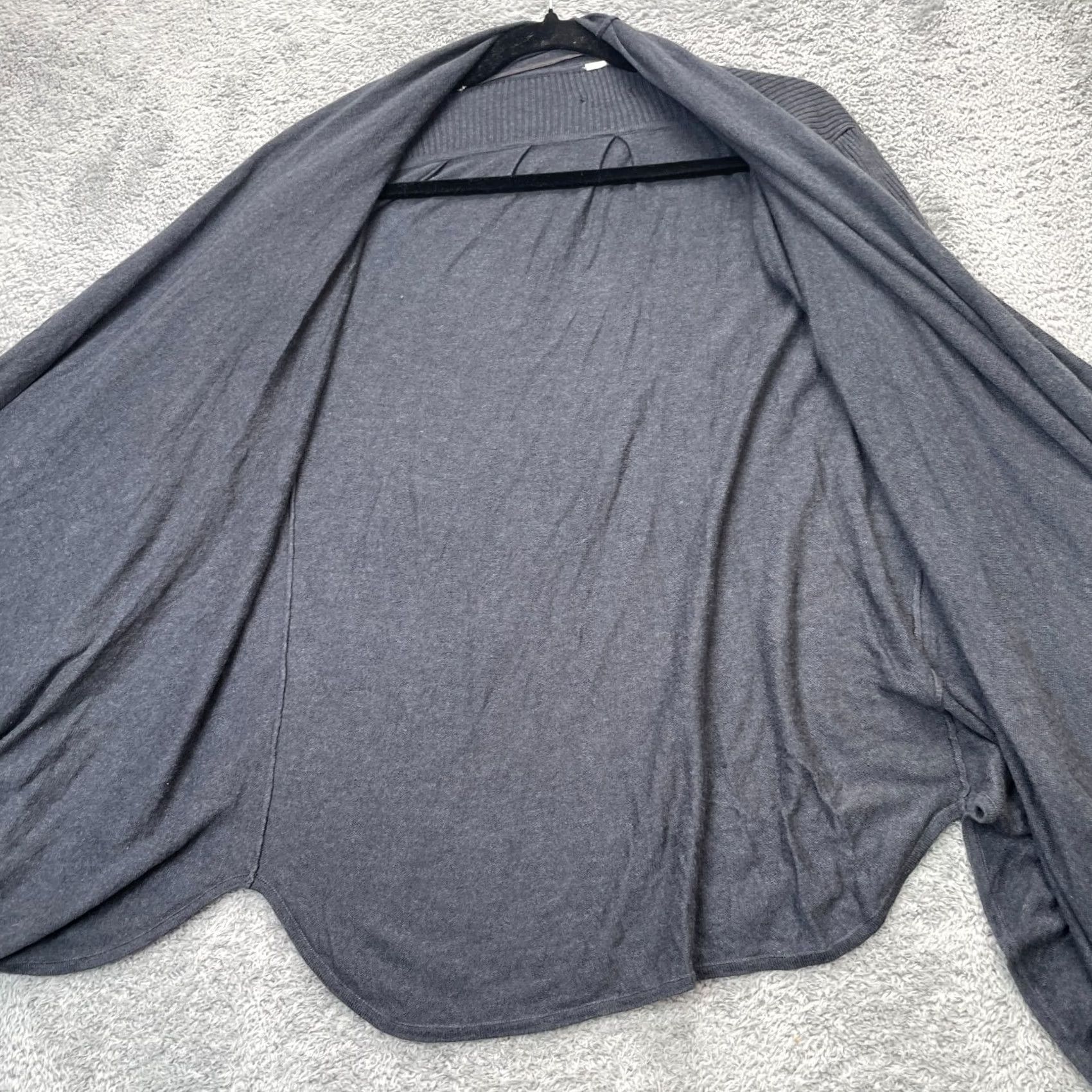 Lululemon Lululemon Sweater Cardigan Womens Medium Gray Open Knit Relaxed Logo Open Cardigan Casual City 90s? Size M / US 6-8 / IT 42-44 - 6 Thumbnail