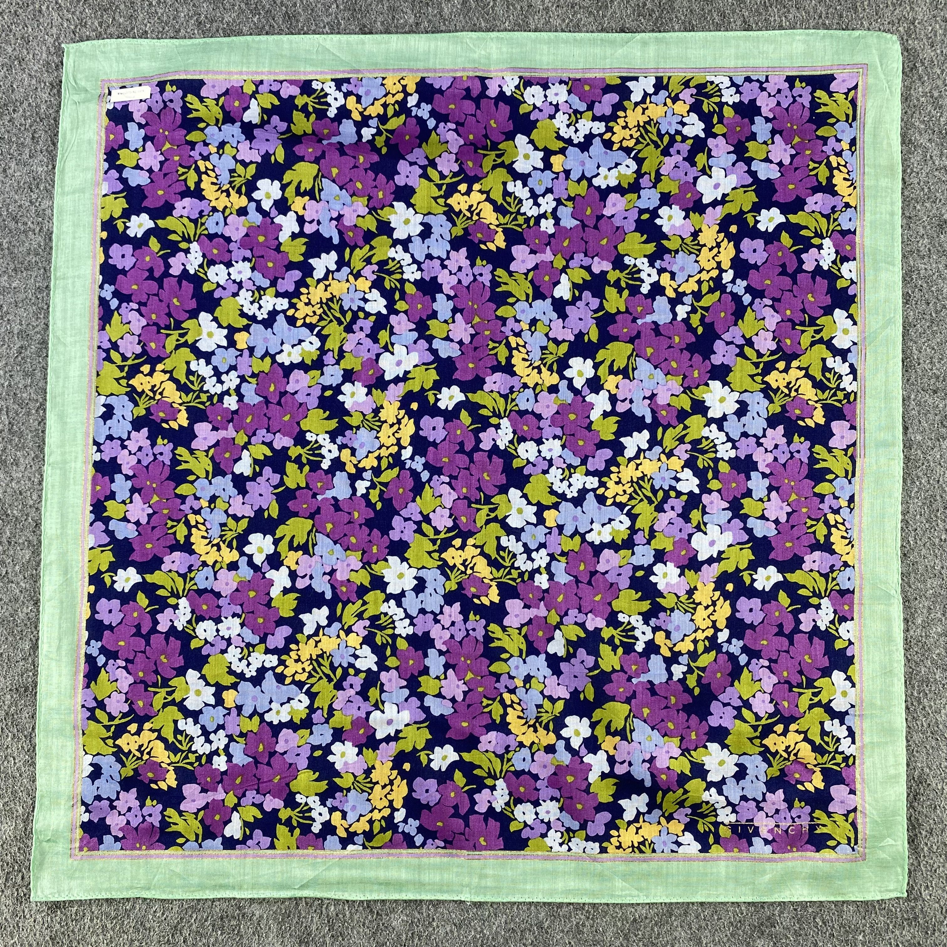 Vintage Givenchy Handkerchief/Neckerchief/Bandana HC573 Size ONE SIZE - 1 Thumbnail