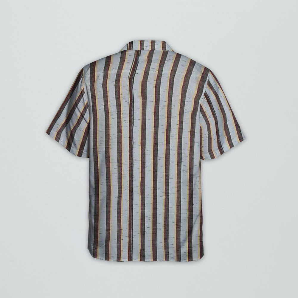 Designer Men’s Stripe Cotton Shirt – Effortless Style Size US S / EU 44-46 / 1 - 2 Thumbnail