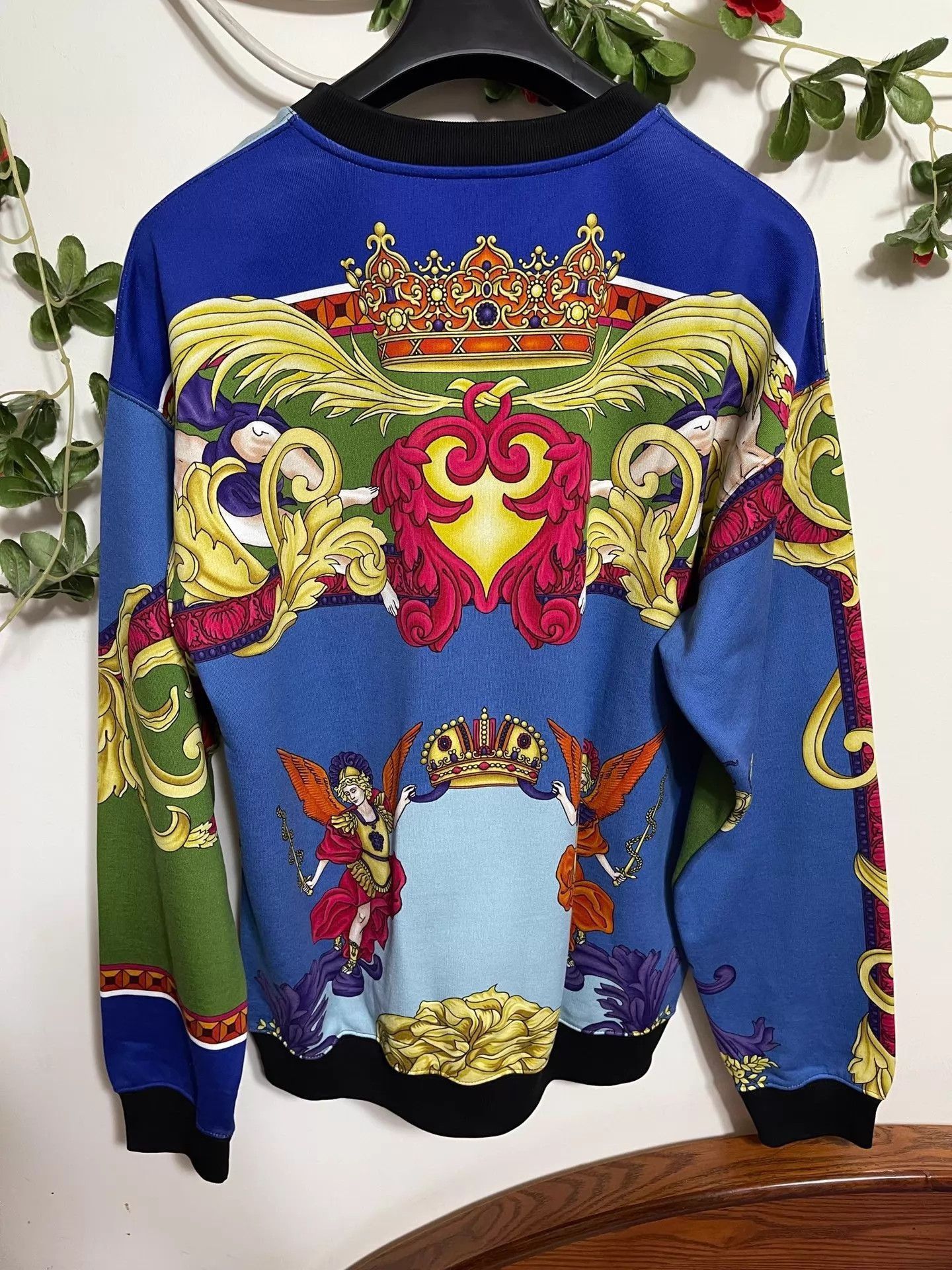 Versace Multi-Color Printed Long Sleeve Sweatshirt XS Size US XS / EU 42 / 0 - 4 Thumbnail