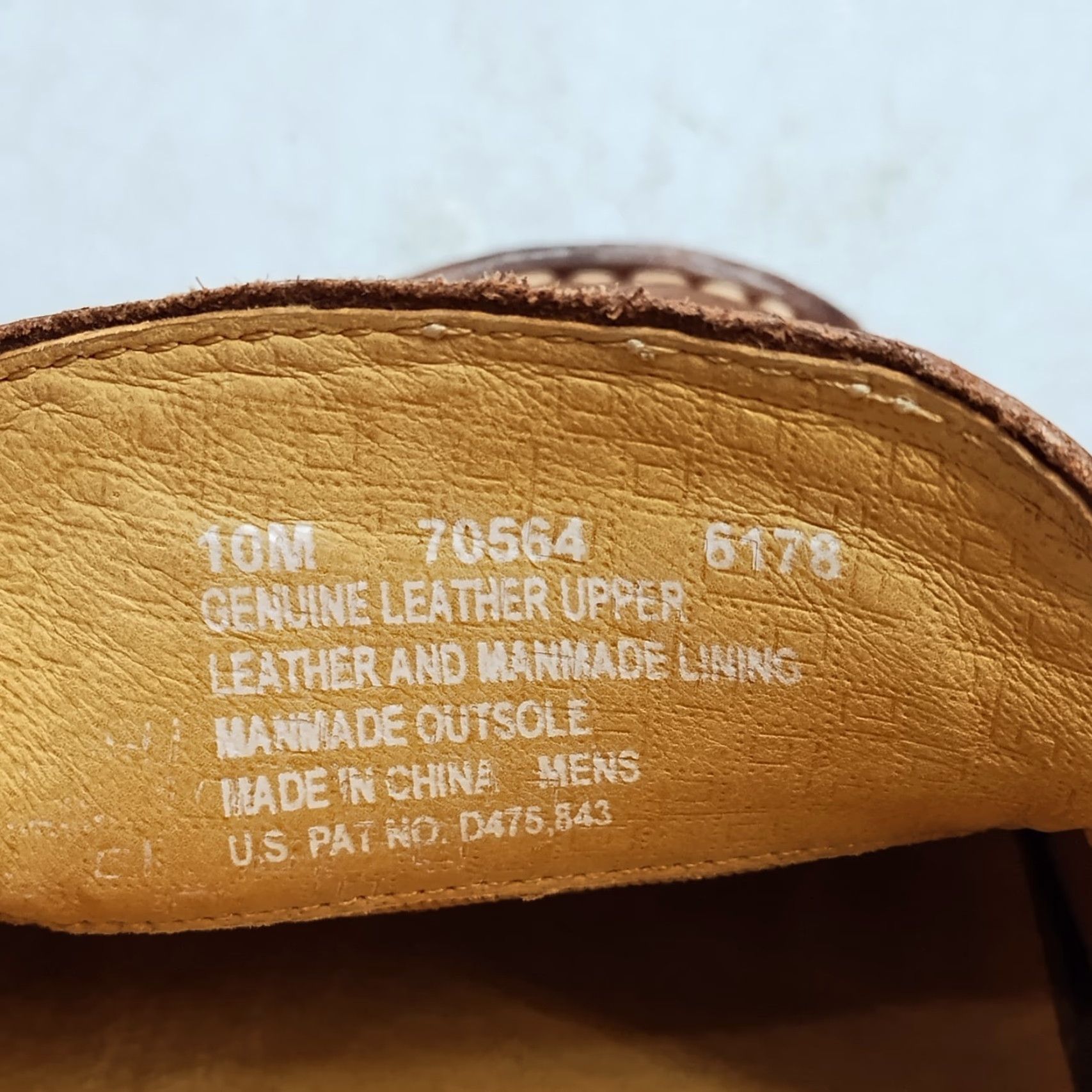 Timberland Timberland Mens Size 10M Brown Genuine Leather Slip On Loafers Smart Comfort Shoes Size US 10 / EU 43 - 5 Thumbnail