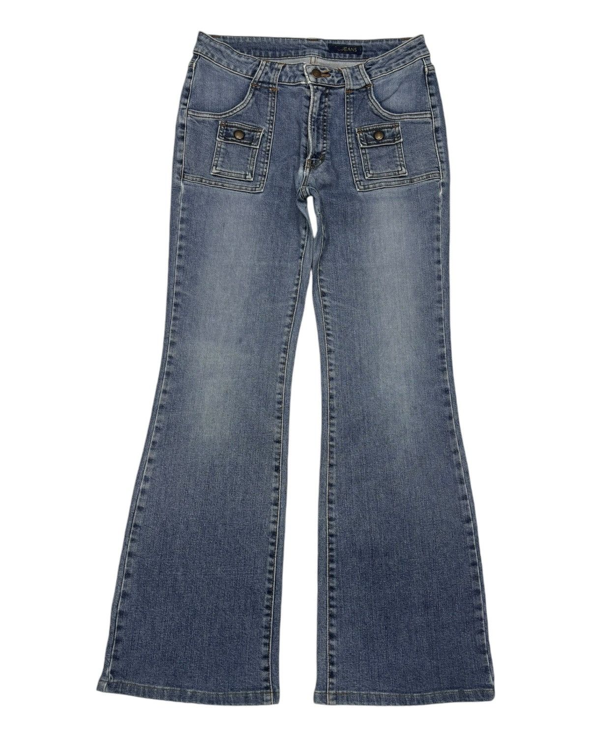 If Six Was Nine FLARE💥90s Style Vintage Flared Jeans Bush Pants Ru Jeans Size US 29 - 7 Thumbnail