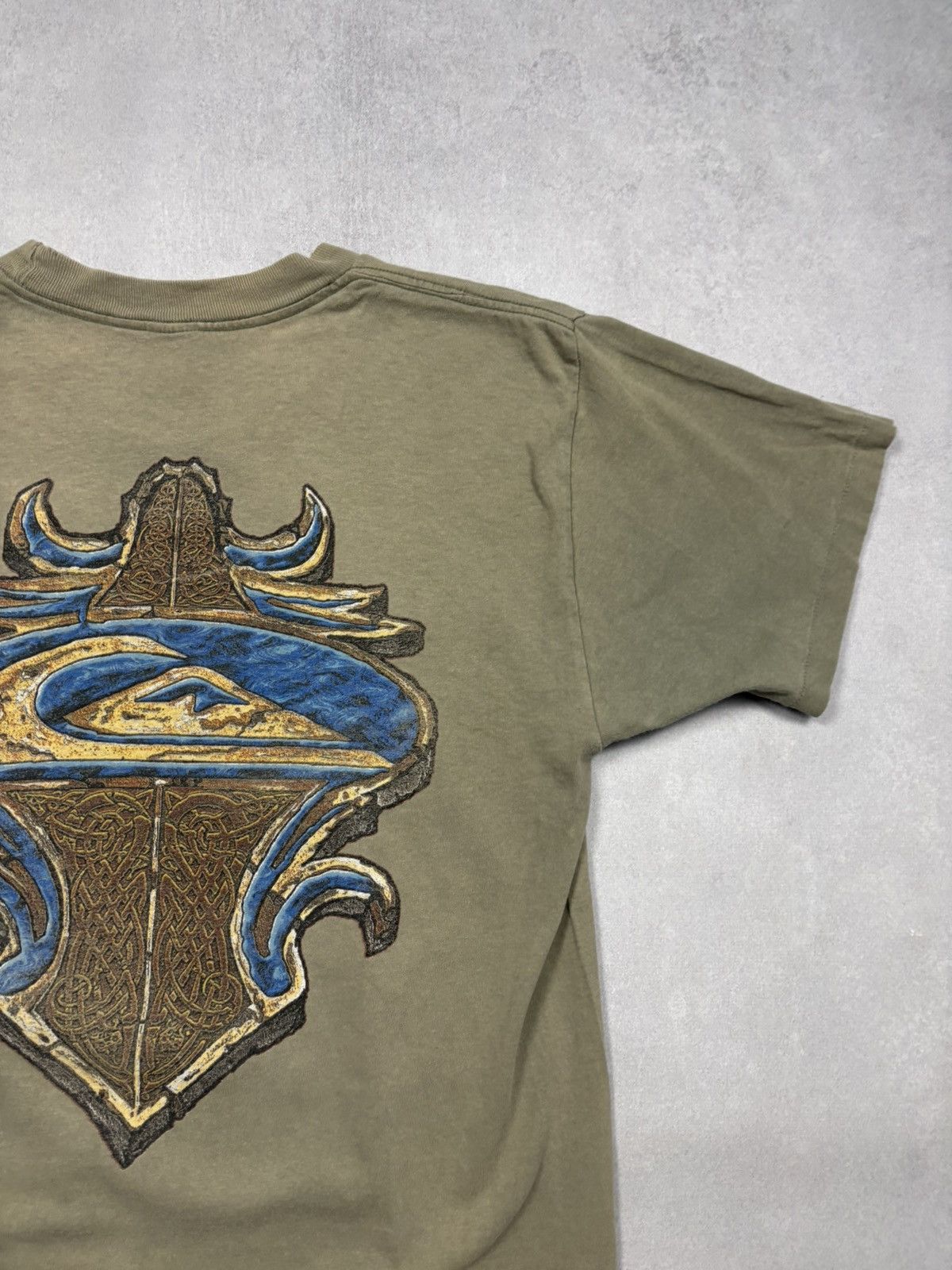 Quicksilver Vintage Faded 90s Quiksilver Big Logo Graphic T-Shirt USA M Size US M / EU 48-50 / 2 - 3 Thumbnail