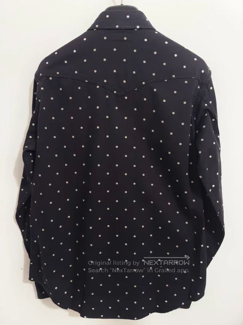Saint Laurent Paris Saint Laurent Paris Black and White Cat-Eye Button Polka D Size US XL / EU 56 / 4 - 2 Thumbnail