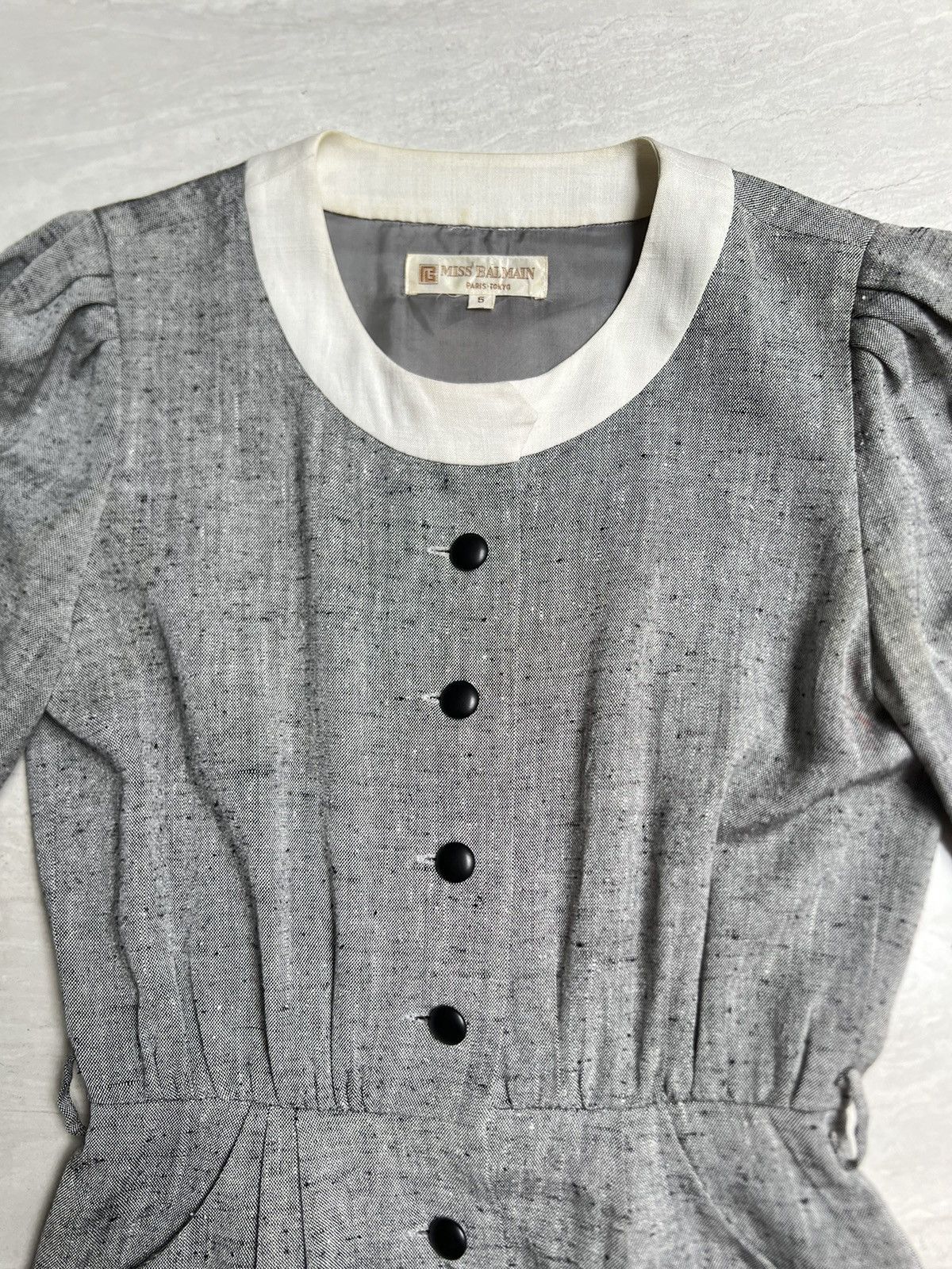 Balmain Miss Balmain Grey Dress Size XS / US 0-2 / IT 36-38 - 13 Thumbnail