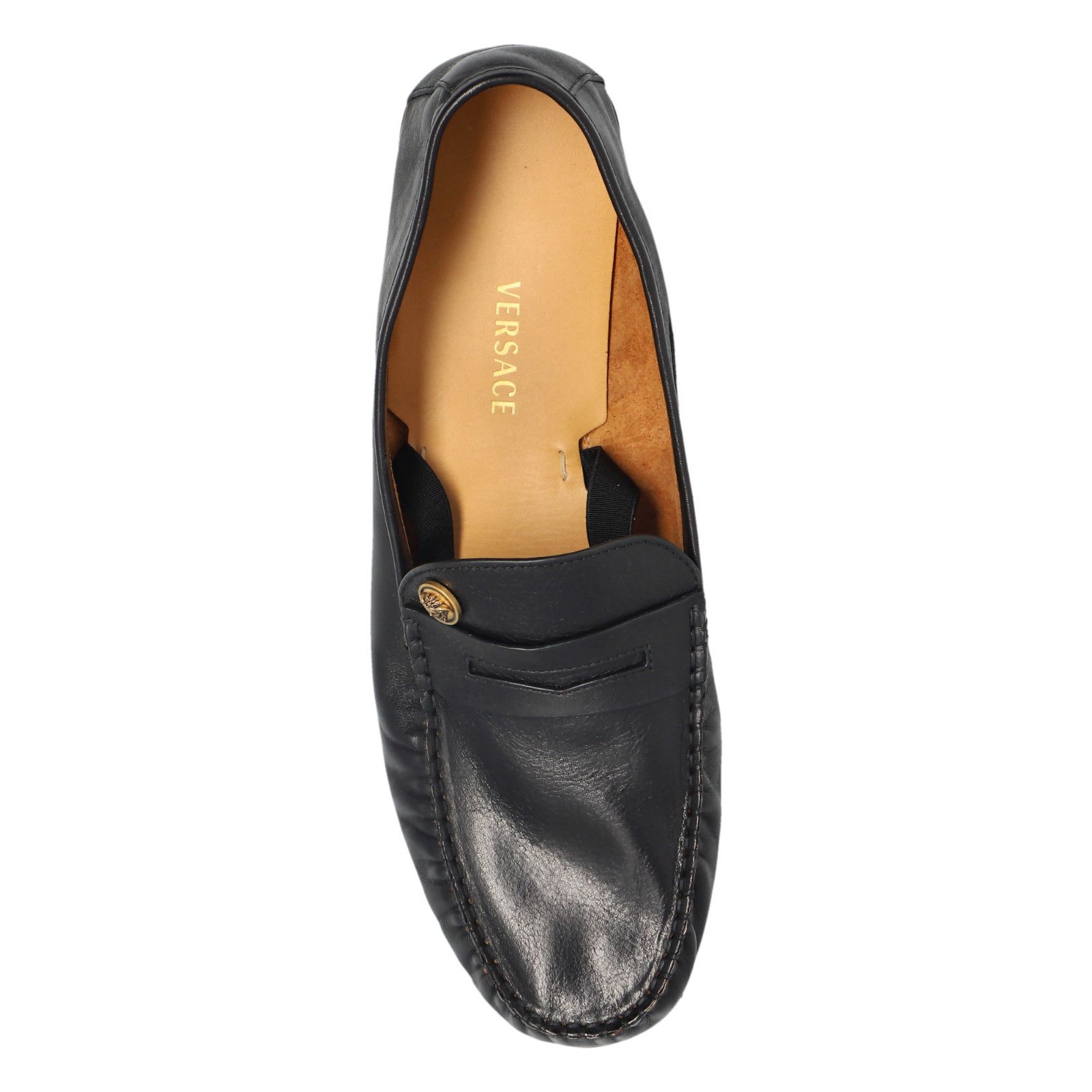 Versace VERSACE Guanto Black Loafers New And Authentic (Men's size:U Size US 11.5 / EU 44-45 - 5 Thumbnail