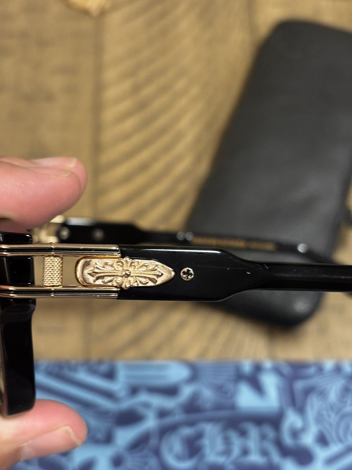 Chrome Hearts × Japanese Brand × Vintage Chrome Hearts Bulge glasses Size ONE SIZE - 5 Thumbnail