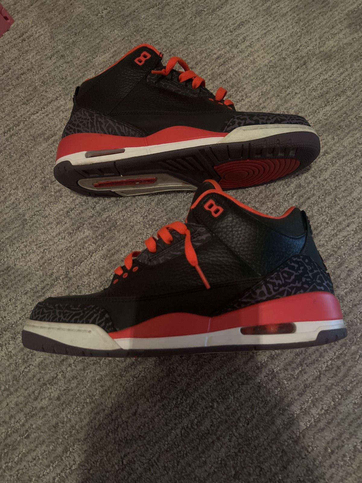 Jordan Brand Jordan retro 3 “Crimson” Size US 8 / EU 41 - 4 Thumbnail