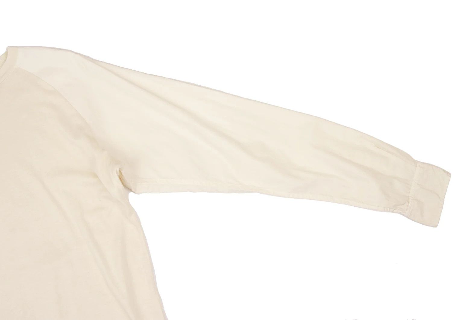 Yohji Yamamoto Yohji Yamamoto Cotton Sleeve Shirt Beige Size US L / EU 52-54 / 3 - 4 Thumbnail