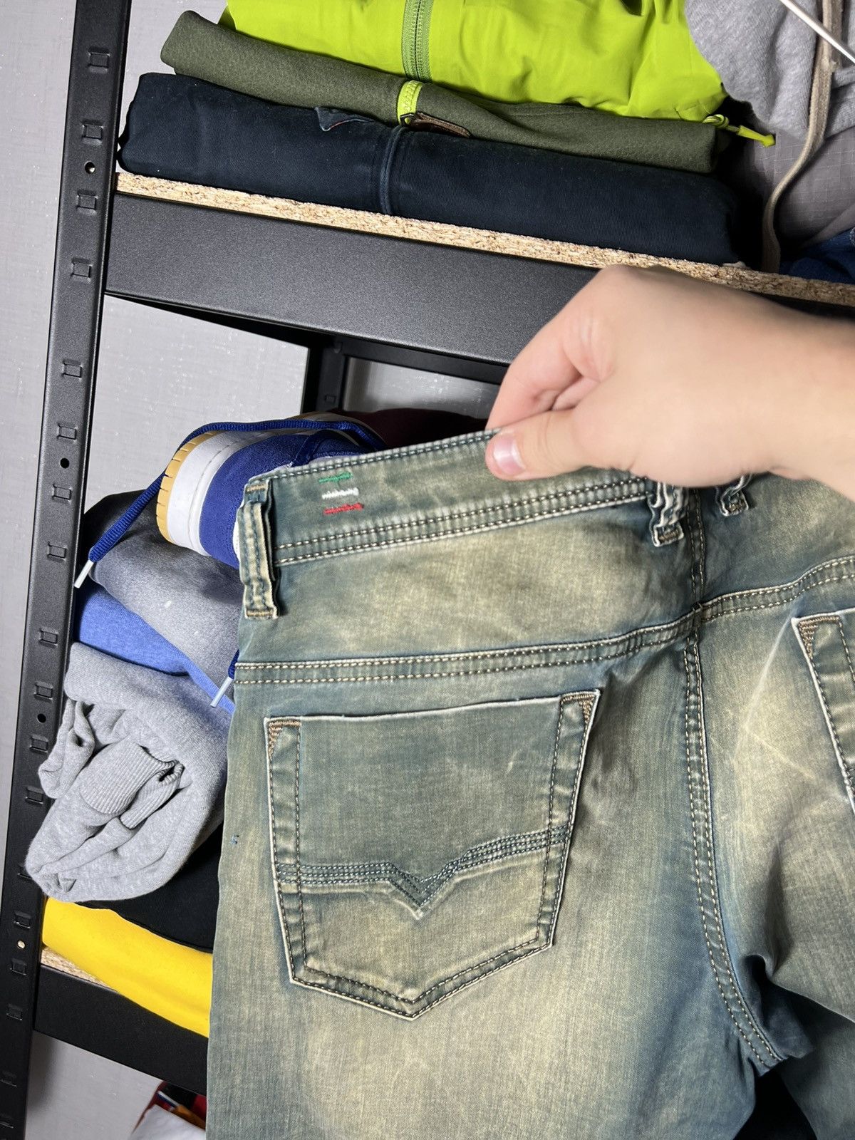👖 Diesel Safado Regular Slim Straight Jeans Made in Italy