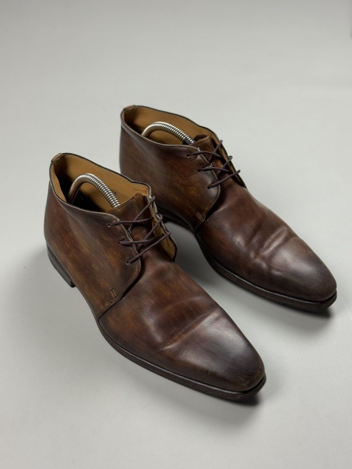 Magnanni Magnanni Men’s Leather Chukka Boots Shoes Size 41 / US 8 Size US 8 / EU 41 - 1 Thumbnail