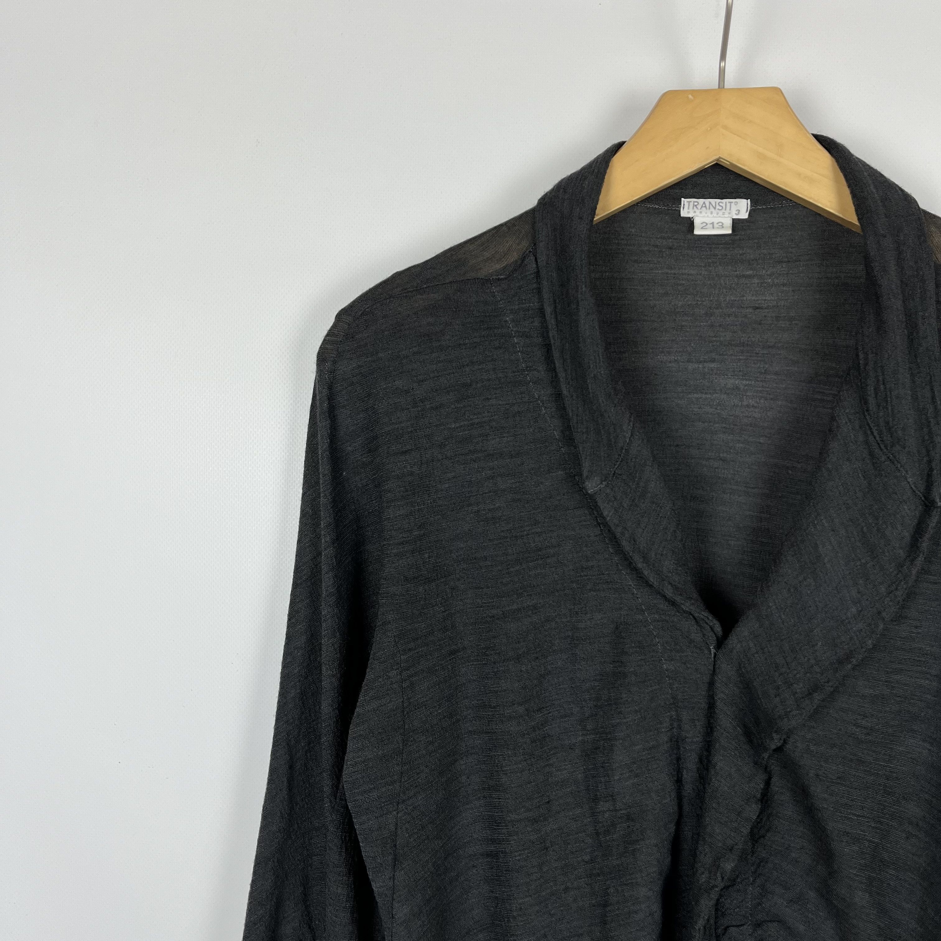 Transit Ladies Transit Par-Such Avant-Garde Cardigan Sweater Size M / US 6-8 / IT 42-44 - 5 Thumbnail