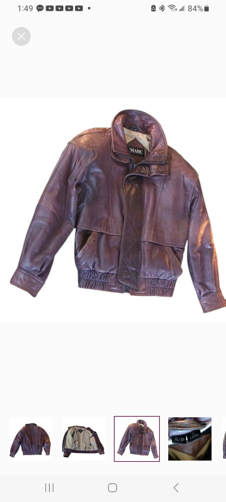 Marc by Marc Jacobs Vintage MARC NEW YORK Leather Jacket Size US S / EU 44-46 / 1 - 9 Thumbnail