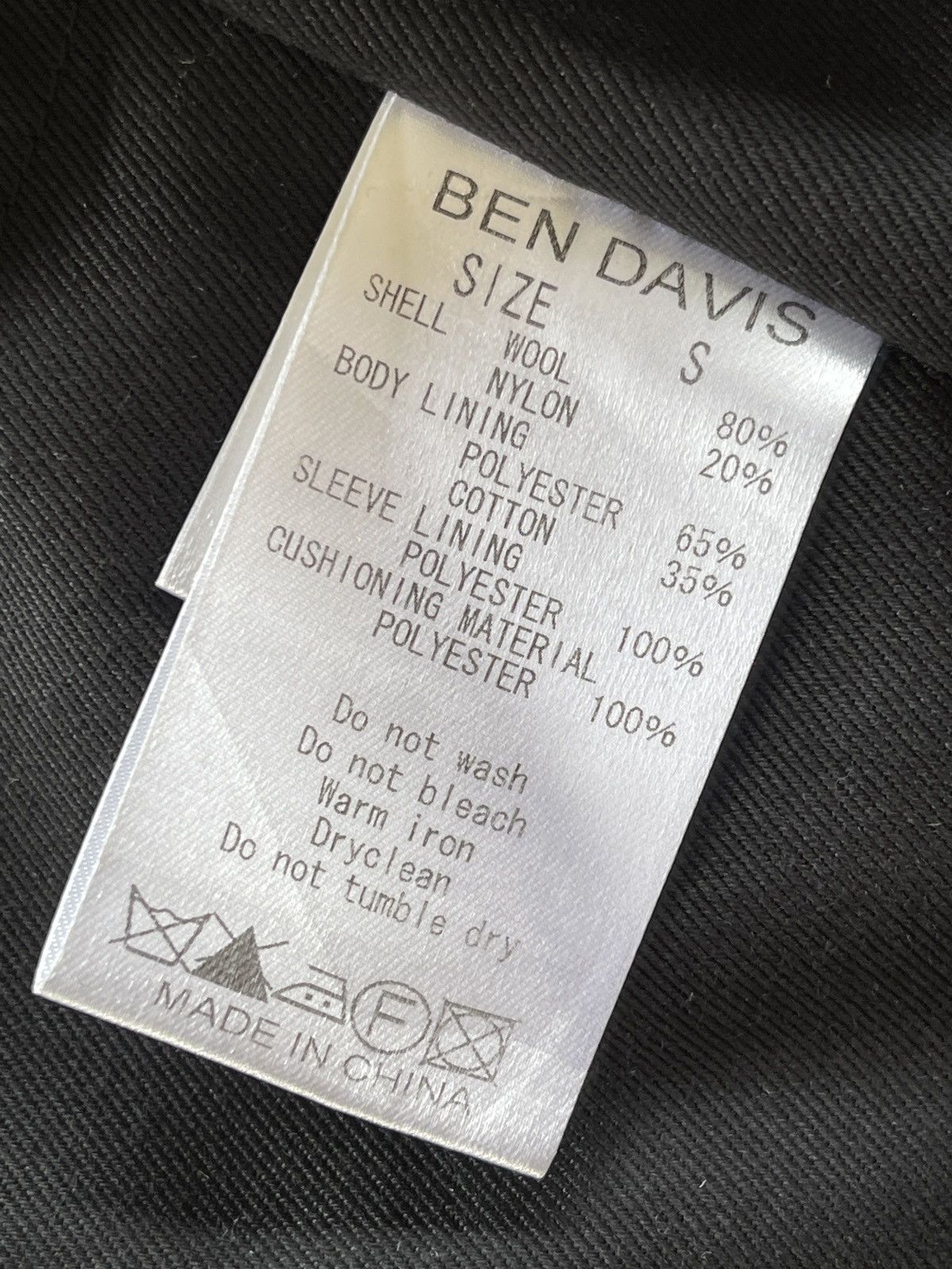 Ben Davis Ben Davis "Durable" Wool Blouson Jacket Size US S / EU 44-46 / 1 - 10 Thumbnail