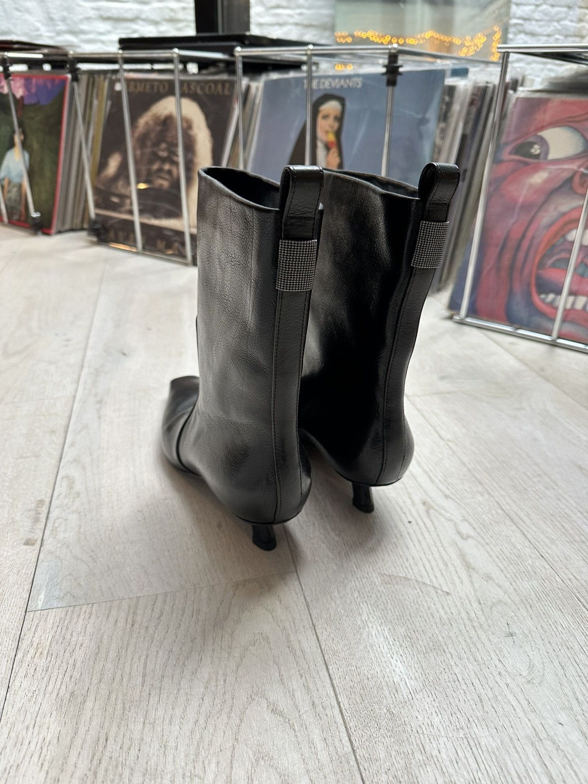 Brunello Cucinelli BRUNELLO CUCINELLI Leather ankle boots Size US 9 / IT 39 - 3 Thumbnail