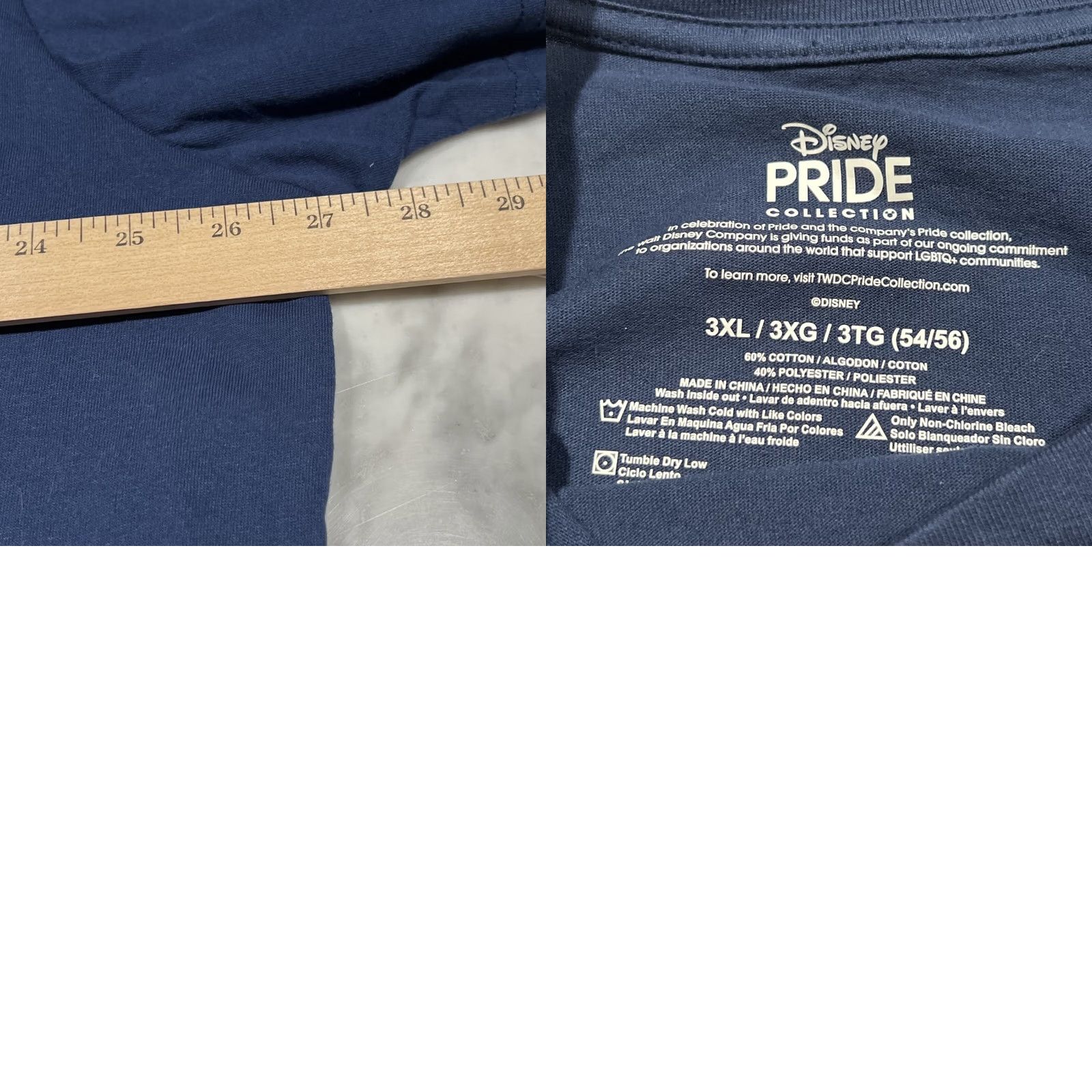 Disney Disney Pride Collection T Shirt Mens 3XL Mickey Mouse Be Proud Rainbow Tee Size US XXL / EU 58 / 5 - 8 Thumbnail