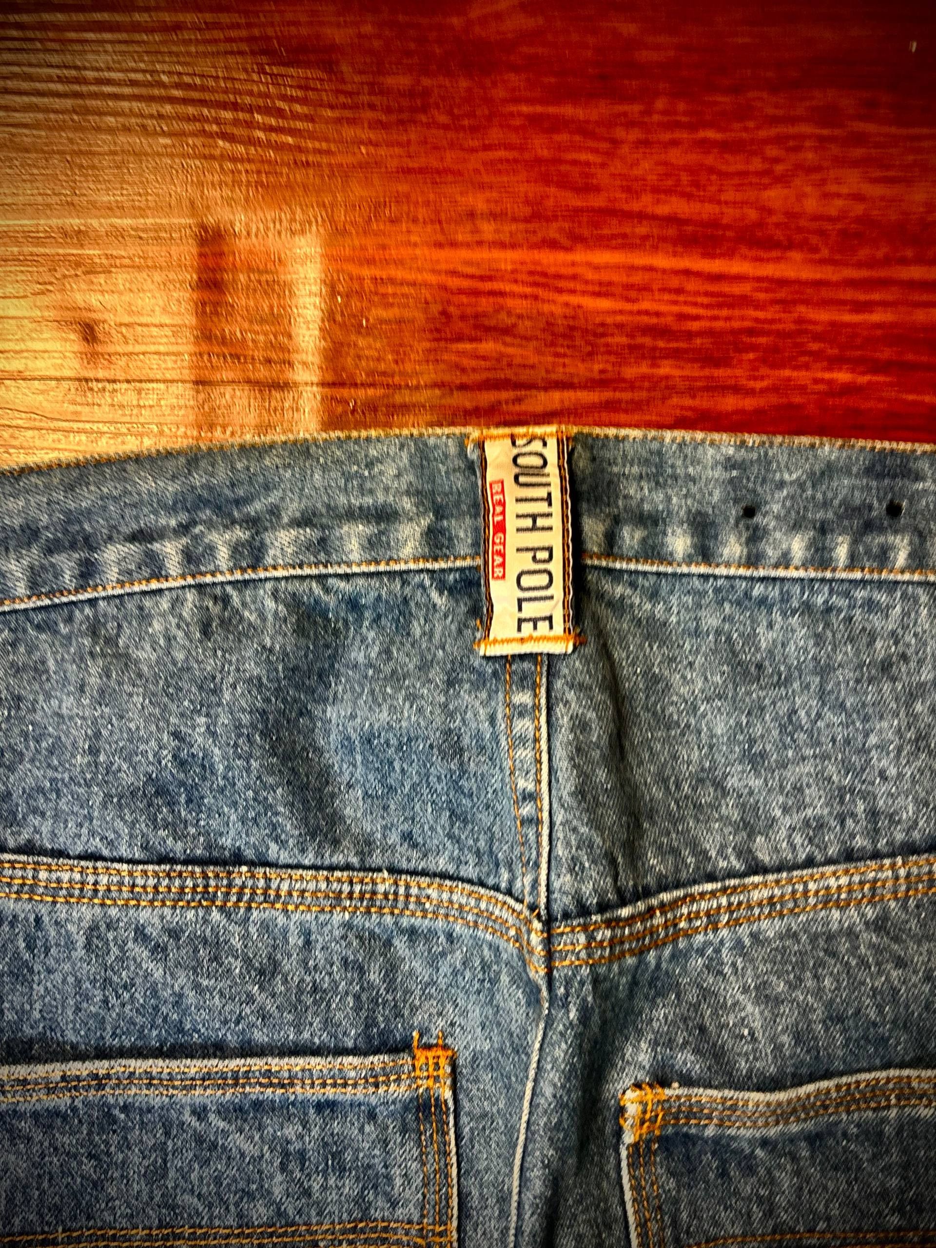 JNCO Vintage Y2K Big Logo Southpole Blue Denim Jeans Jnco Style Size US 36 / EU 52 - 5 Thumbnail